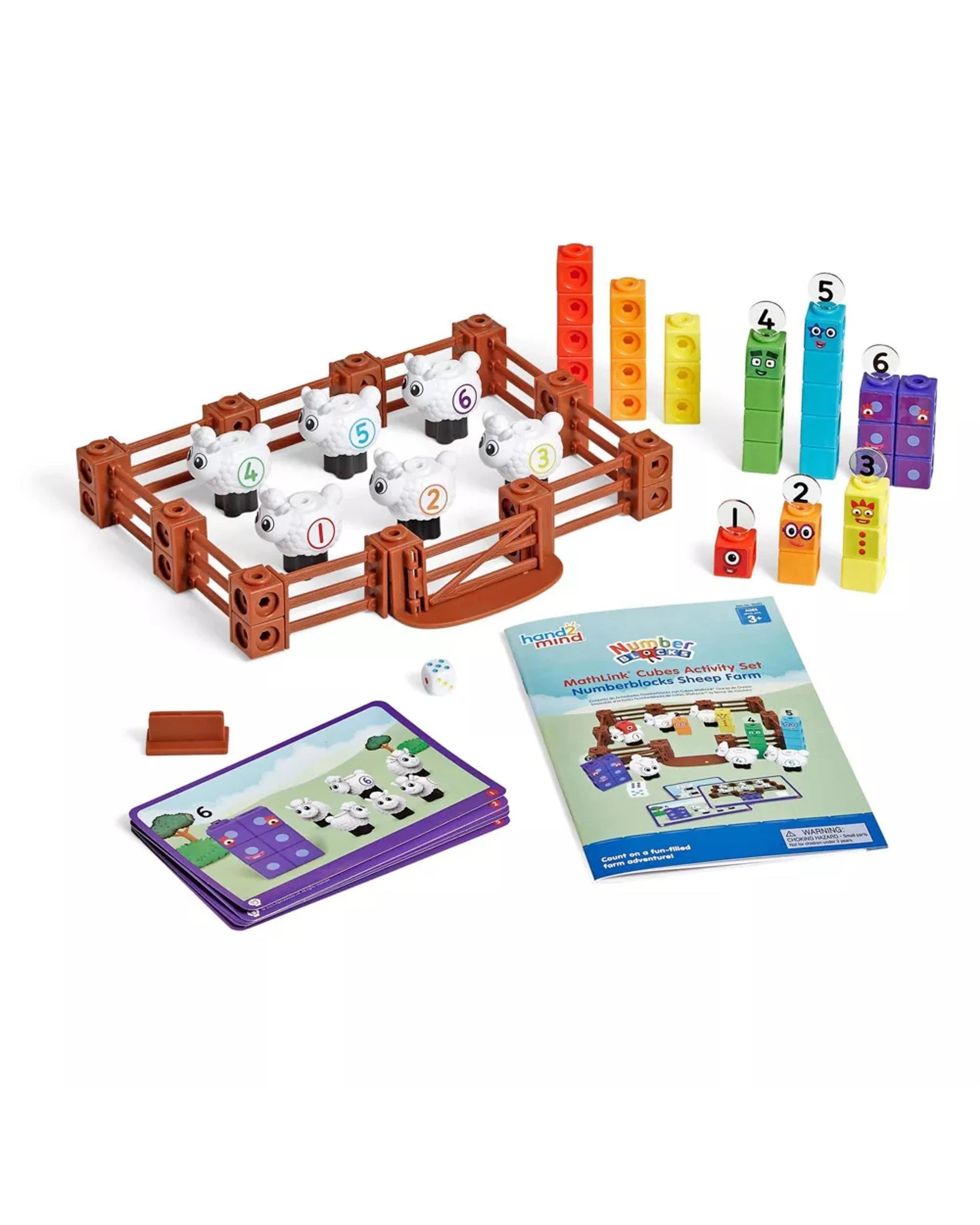 2 NumberBlocks Counting Sheep MathLink Cube Activity Set, 2 of 3