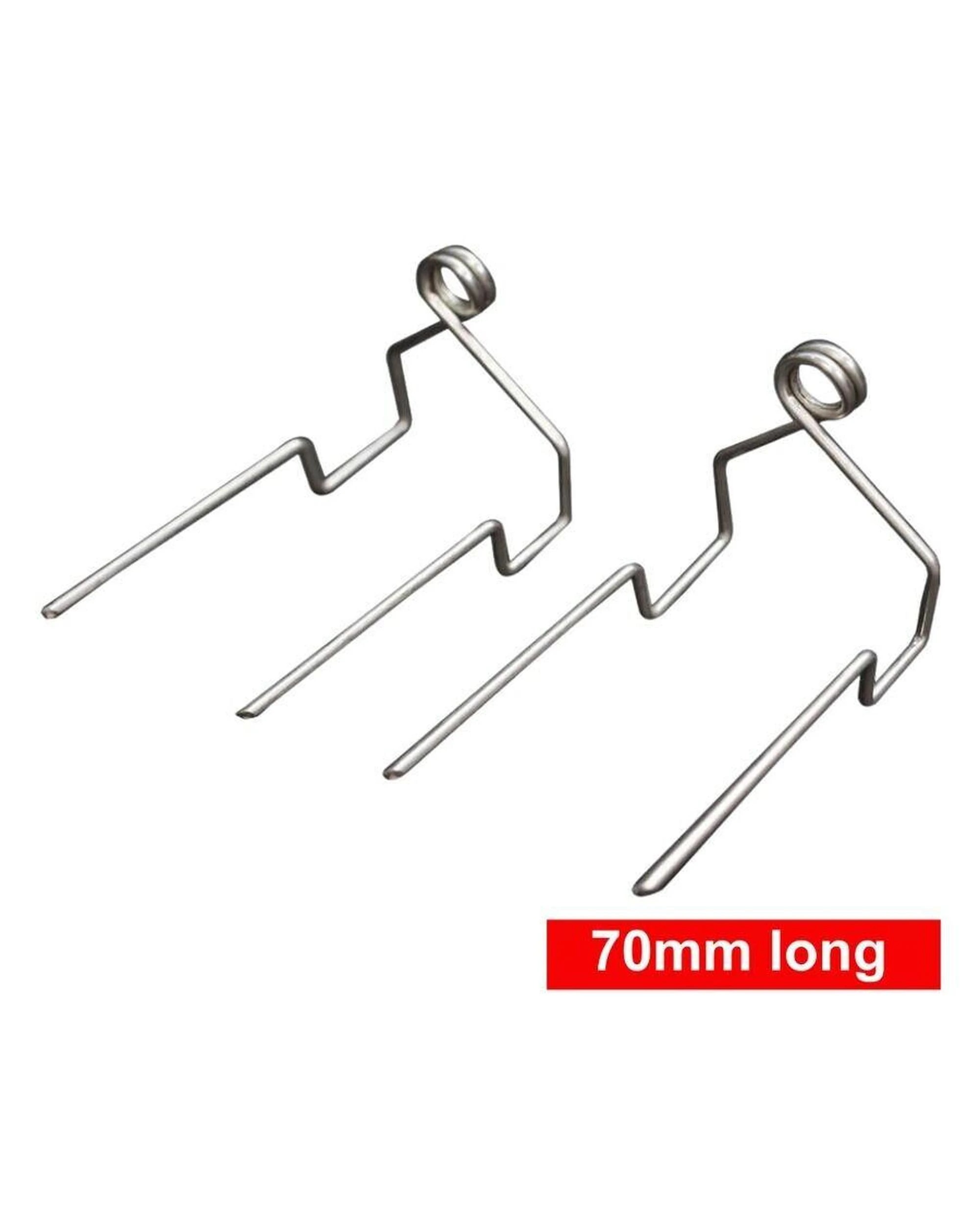 2 Auspit Squeezeloc Spike Rotisserie Prong Fork 70mm, 2 of 10