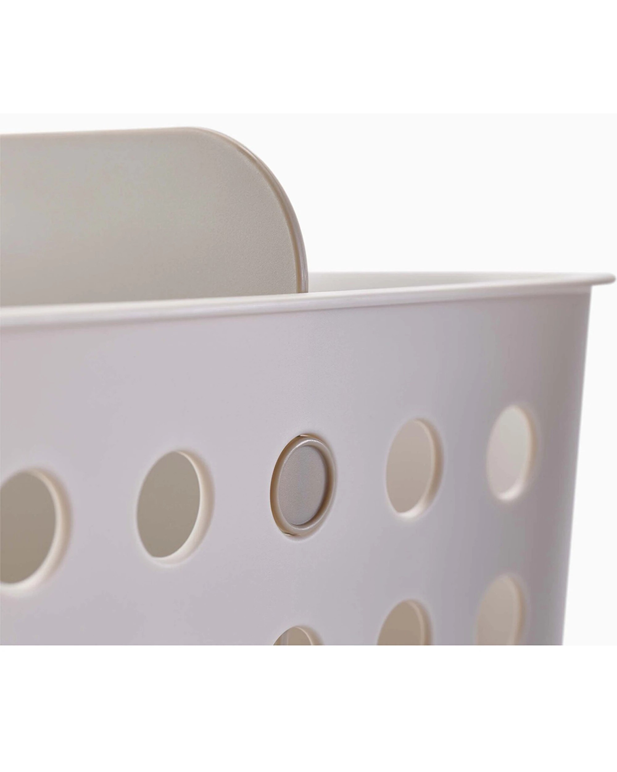 6 Joseph Joseph EasyStore 35cm Storage Basket Large Ventilated Sides Moveable Ecru - White, 6 of 6