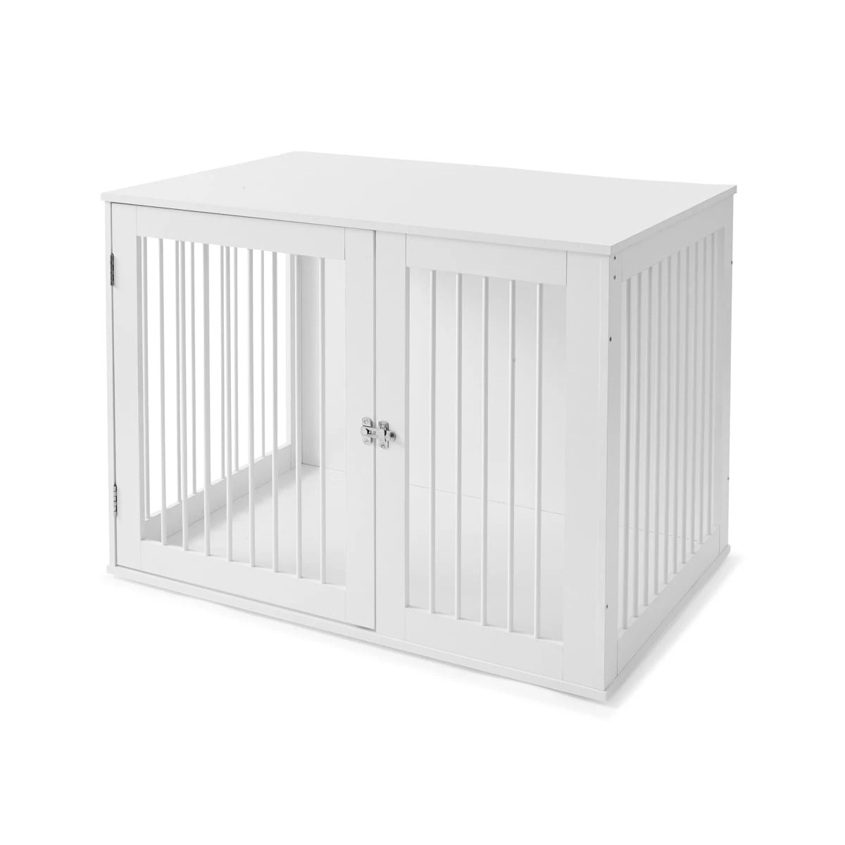 4 Pet Crate Wooden - Extra Large, White, 4 of 9