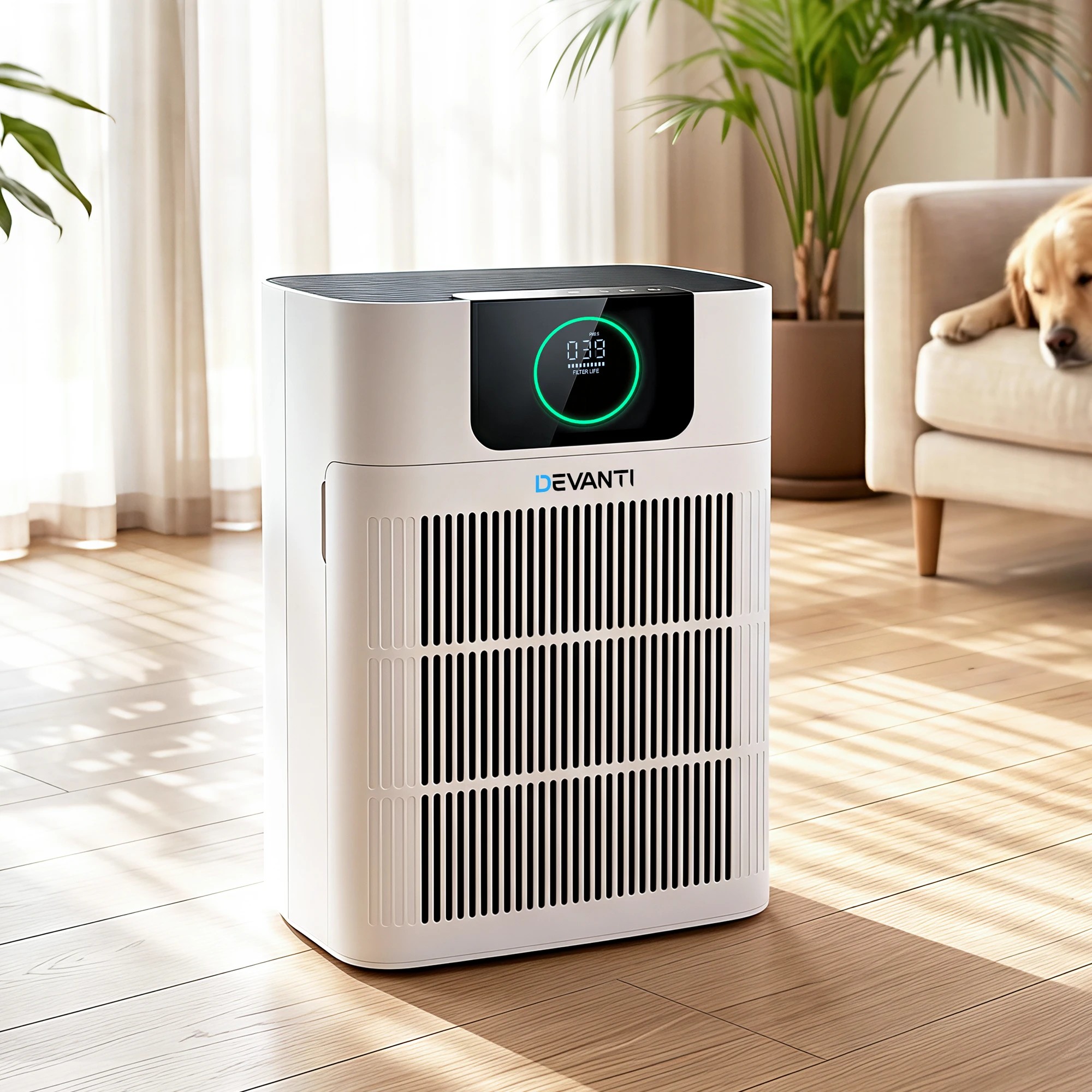 2 Devanti Pet Air Purifier - White, 2 of 8