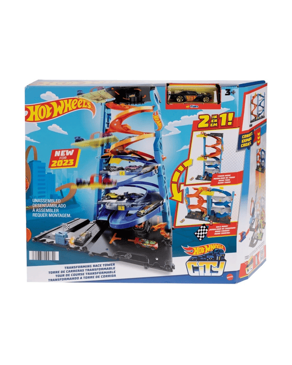 Hot Wheels City Transforming Race Tower Playset