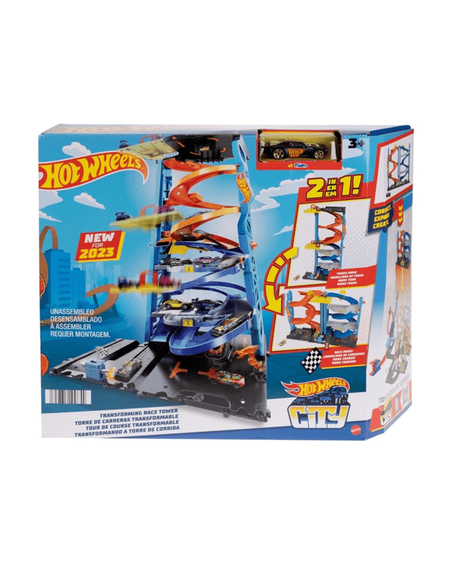 Hot Wheels City Transforming Race T