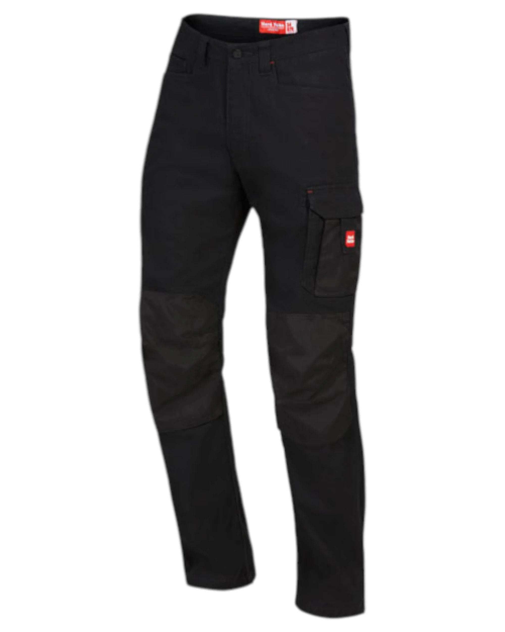 1 Hard Yakka Mens Legends Cargo Pant Workwear Black Y02202 BLACK, 1 of 4