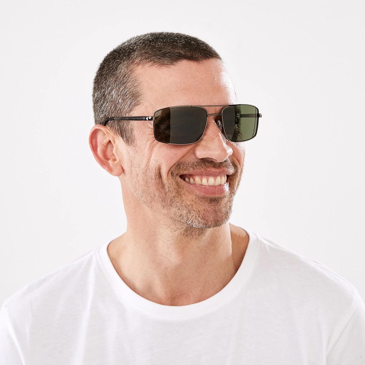 5 Classic Metal Frame Sunglasses BLACK, 5 of 6