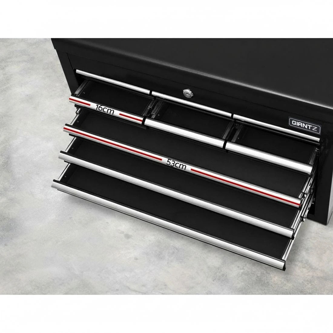 5 Giantz 10 Drawer Tool Box Cabinet Chest Toolbox Storage Garage Organiser - Black, 5 of 7