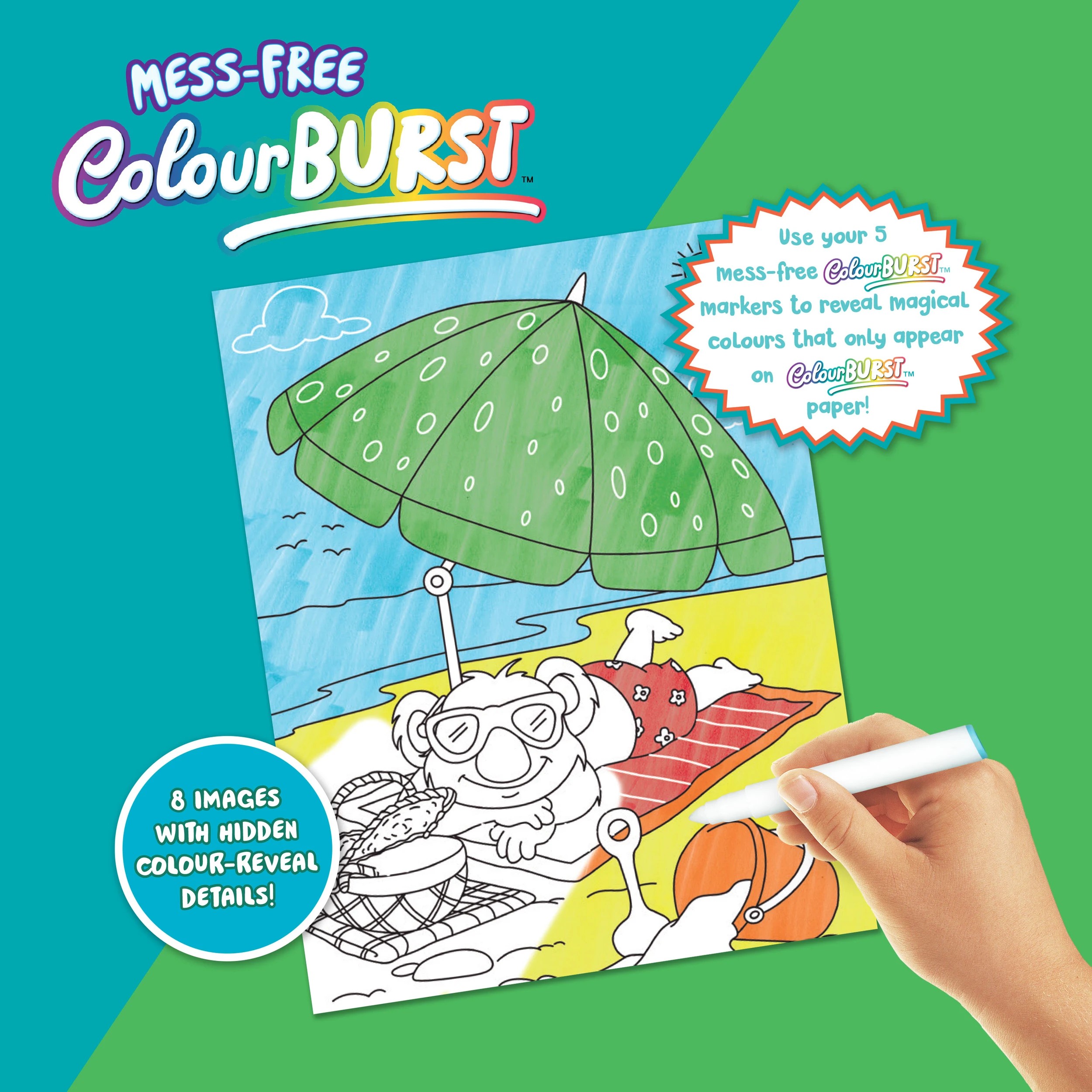 4 INKredibles Mess-Free Colour Burst Aussie Animals​ - Book, 4 of 6