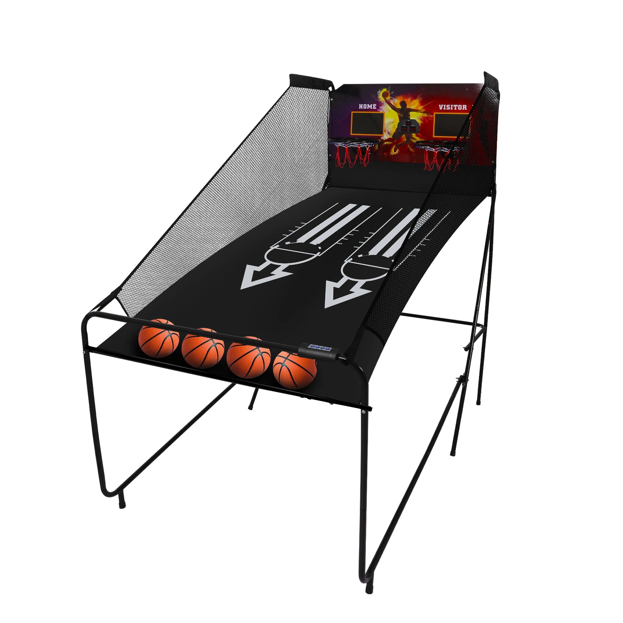 1 Centra Basketball Arcade Game Shooting Machine Indoor Outdoor 2 Player Scoring, 1 of 6