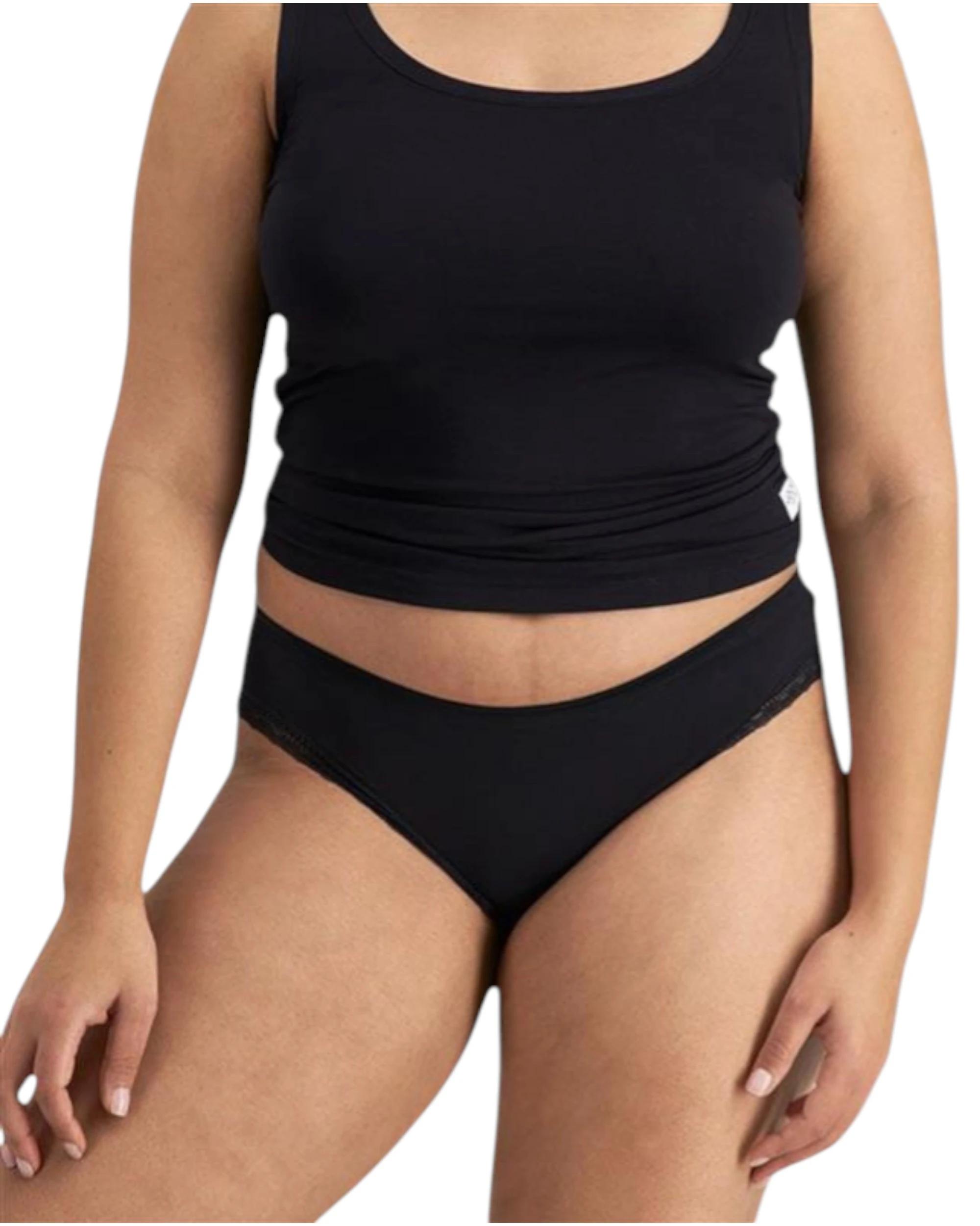 1 Jockey 5 Pack Womens Parisienne Delicate Bikini Underwear Briefs Black BLACK, 1 of 4