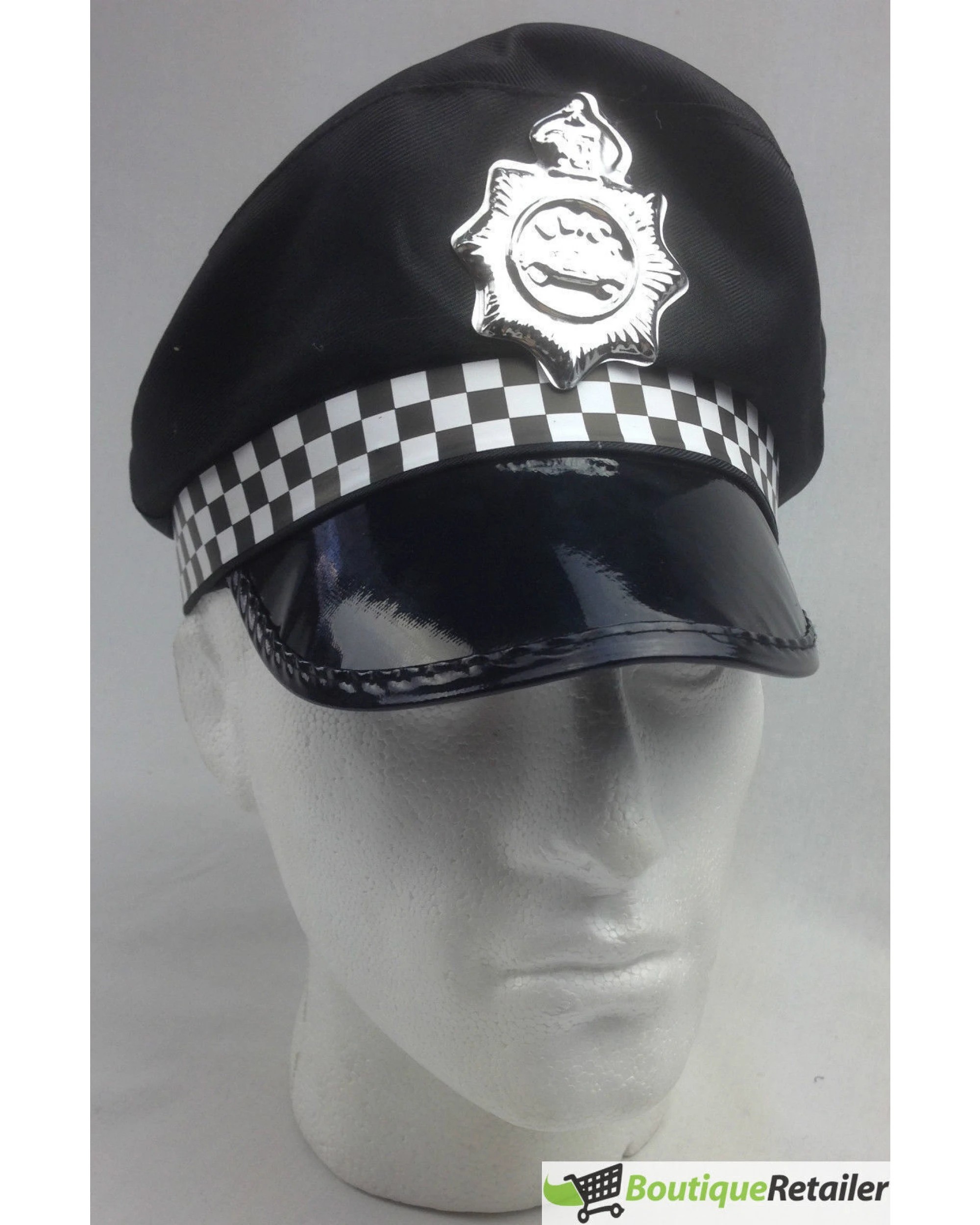 2 BR Costumes Police Officer Captain Hat for Costume Parties, 2 of 3