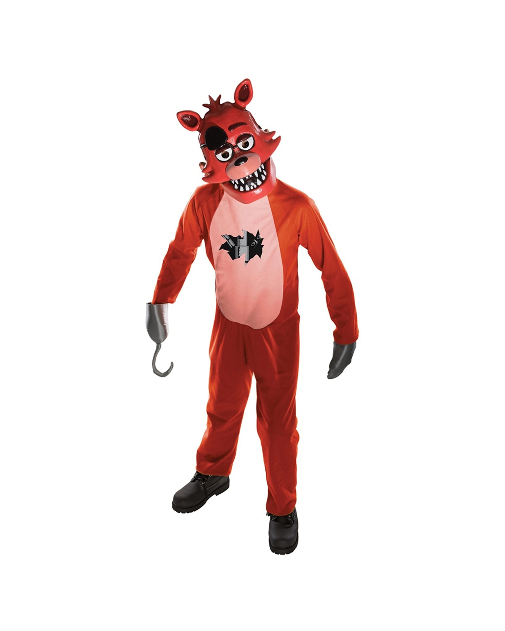 3 Five Nights At Freddies Size L Foxy Mascot Kids Dress Up Party Costume - Official Fnaf Outfit For Kids. - Orange, 3 of 5
