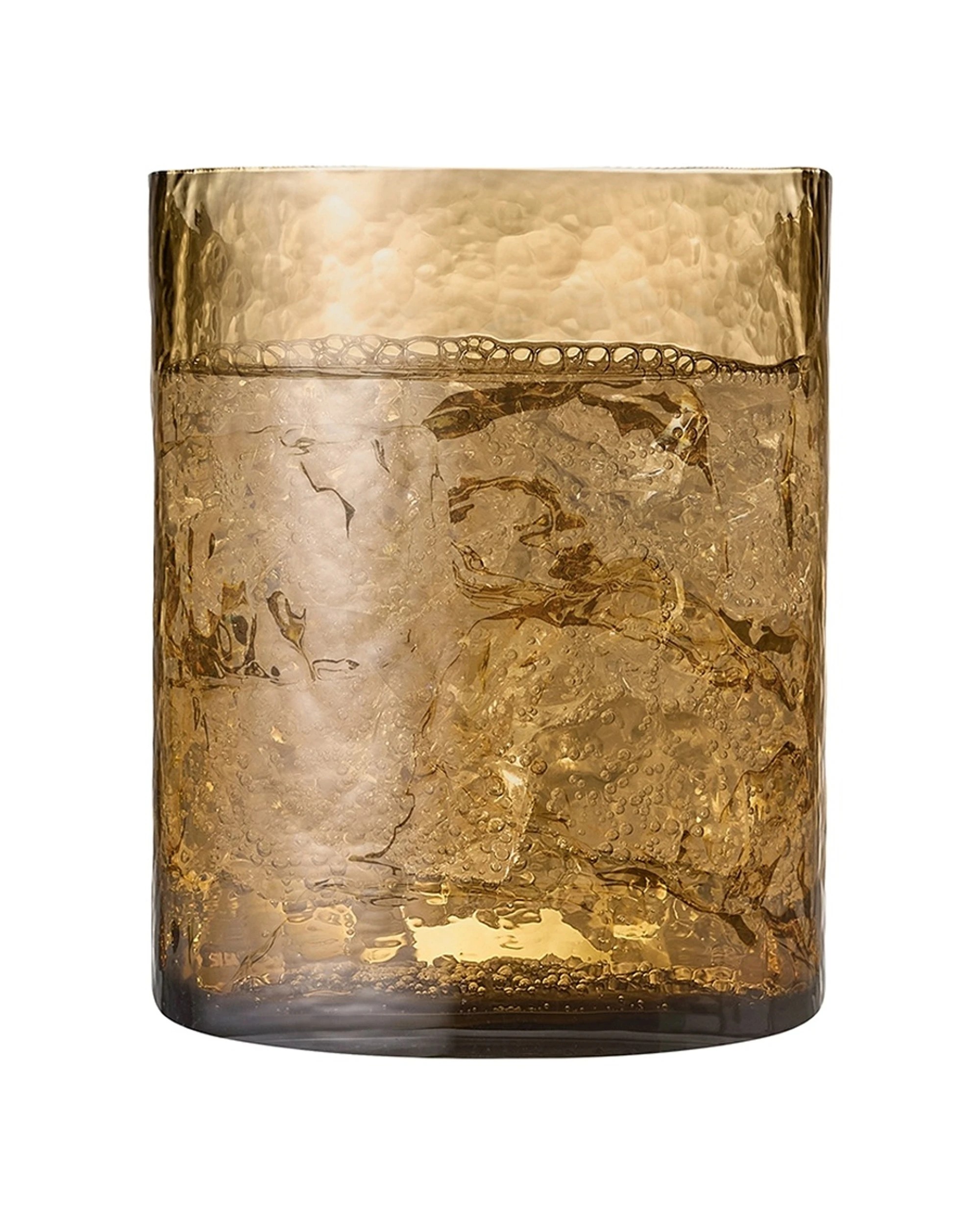 4 Ecology 4pc Equinox Textured Tumbler Glass Set 370ml Hand-Formed Sienna Warm - Orange, 4 of 4