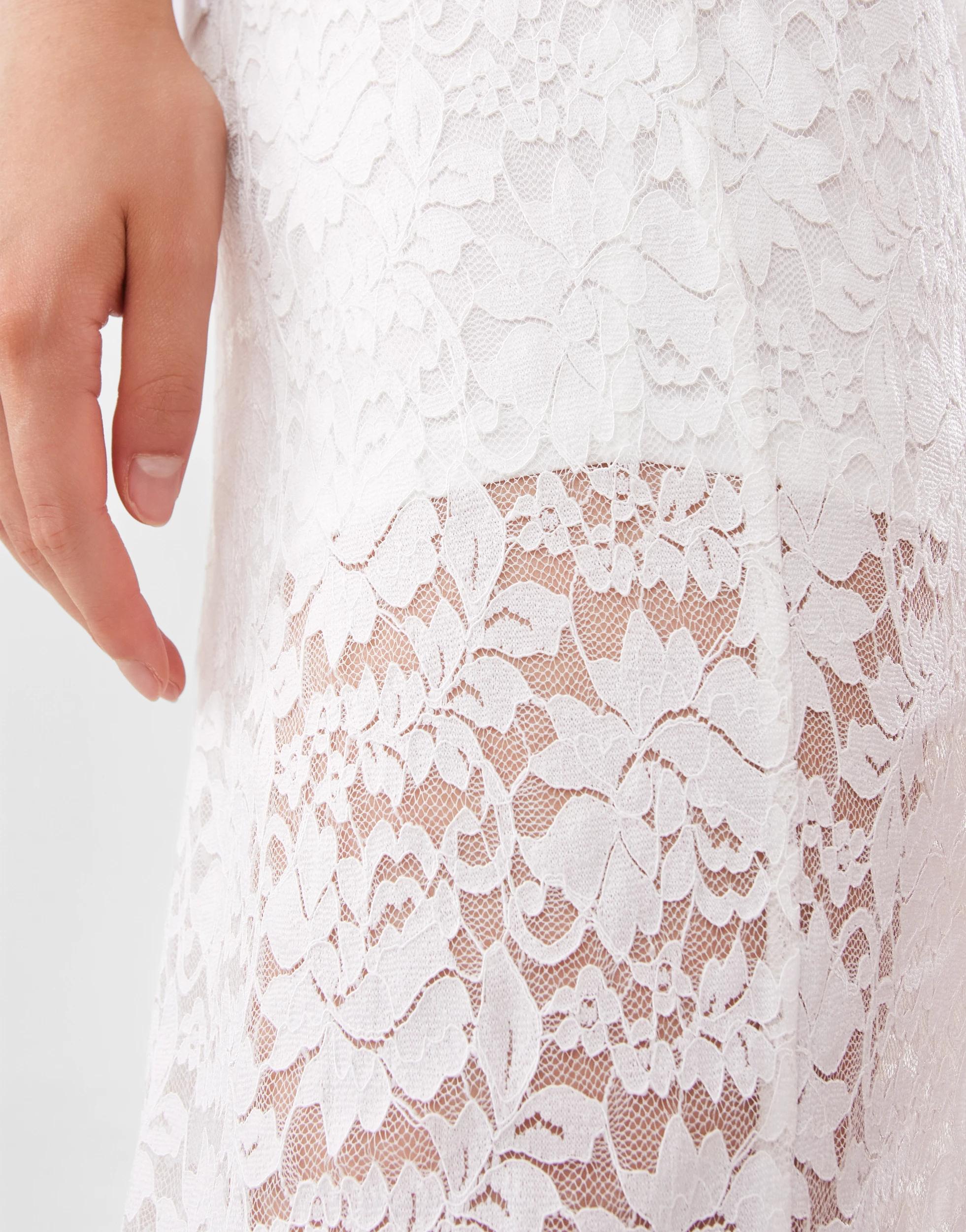 8 Lace Pants Cld White, 8 of 10