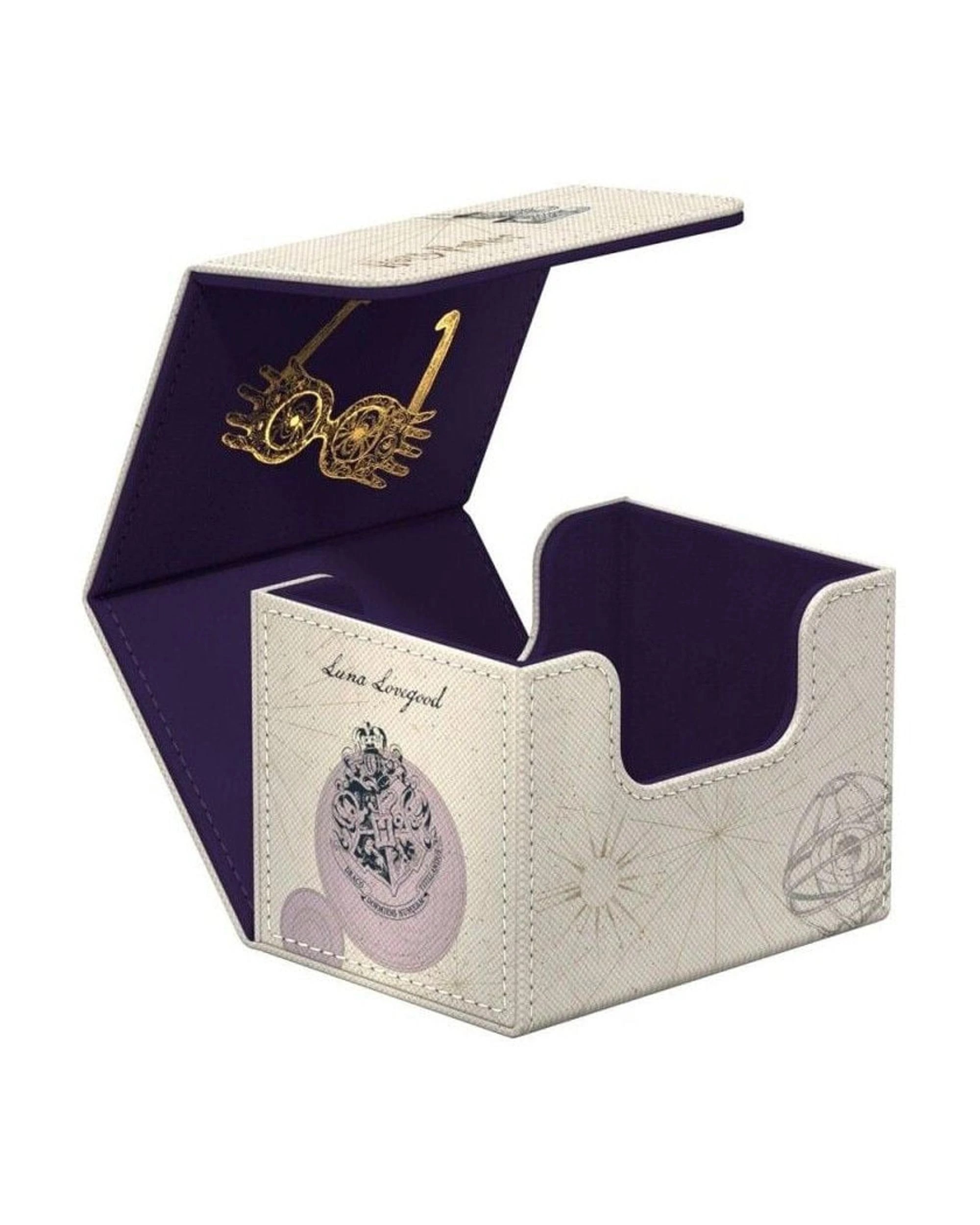 3 Ultimate Guard Sidewinder 100+ Xenoskin Harry Potter Luna Lovegood Deck Box - Purple, 3 of 6