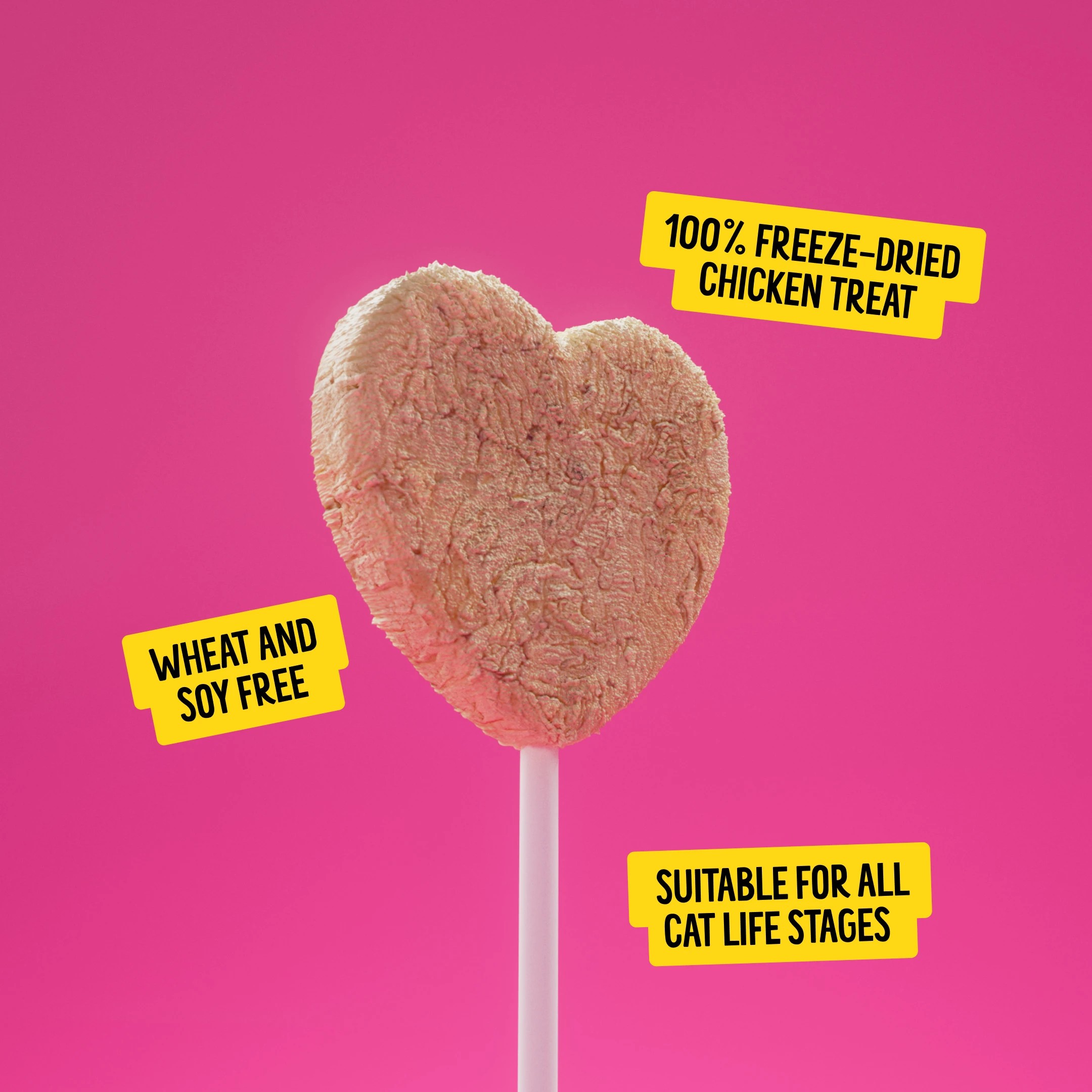 3 BONKERS Purrpops Freeze-Dried Tuna Flavored Lollipop Cat Treats, 3 of 10