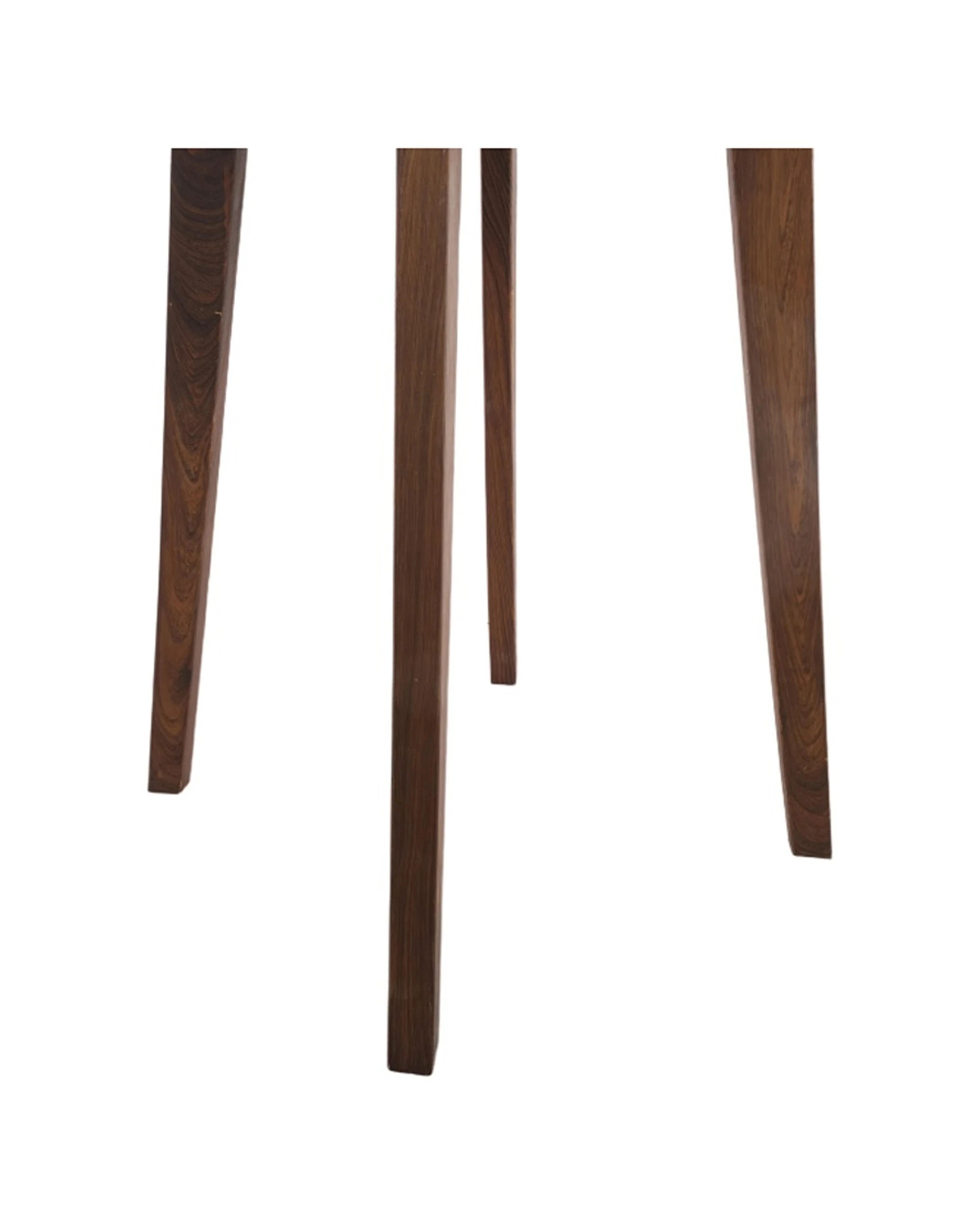 5 Codu Nero Walnut Side Table Timber Base Marble Top 60x50x50cm Oak - Natural, 5 of 9
