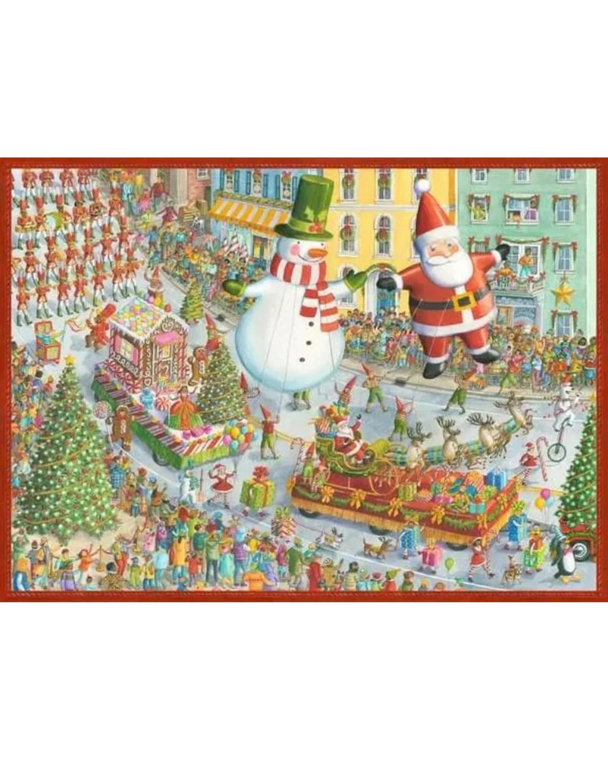 2 Ravensburger Here Comes Christmas 500 Piece Jigsaw Puzzle, 2 of 2