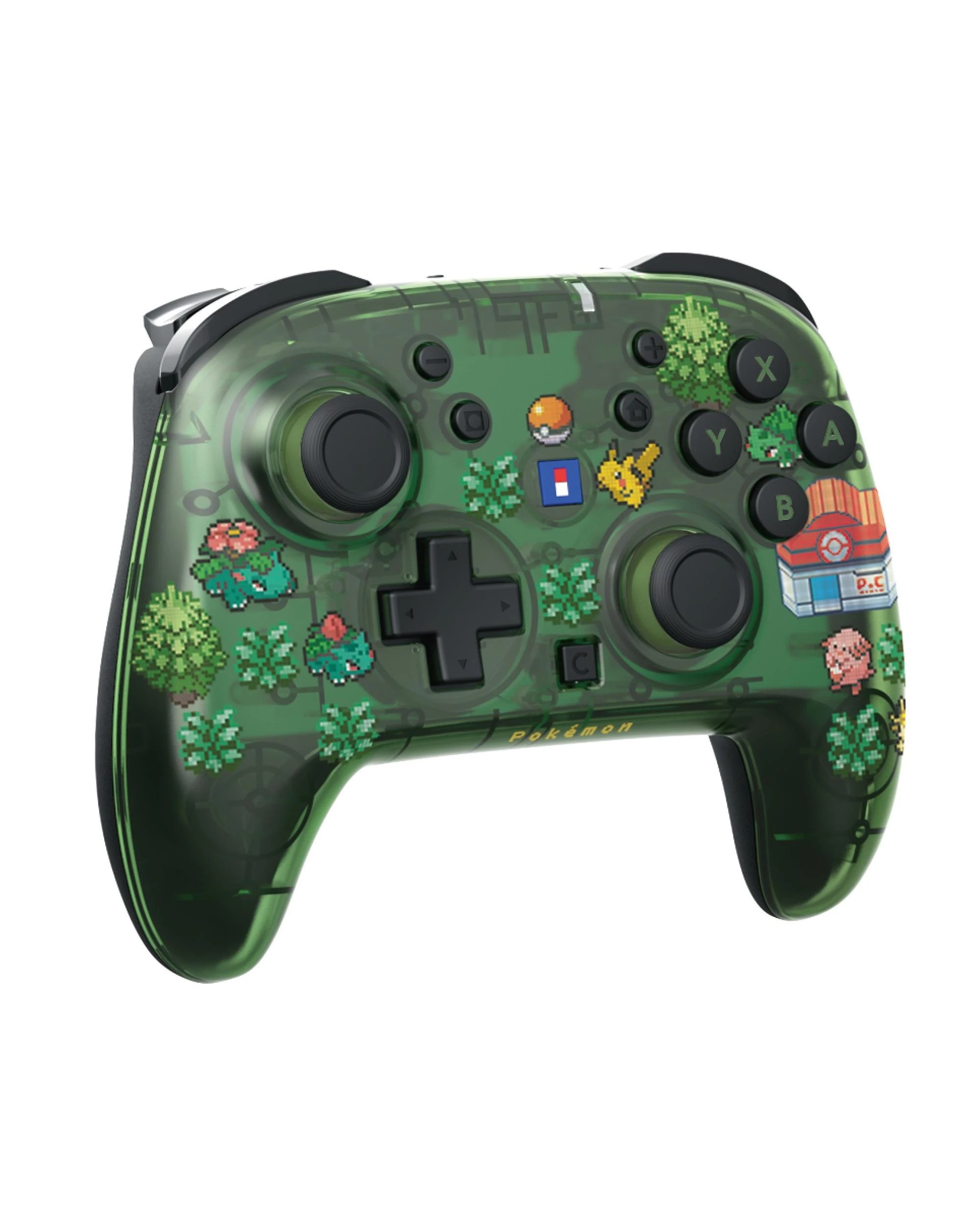 3 HORI HORIPAD Turbo Pokemon Pixel Green for Nintendo Switch 2 - Green, 3 of 5