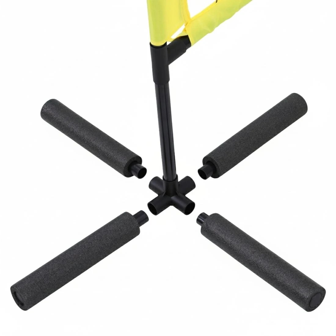 5 Everfit Water Volleyball Net Set Portable Swimming Pool Nets Game 4 Anchor Bags - Yellow, 5 of 5