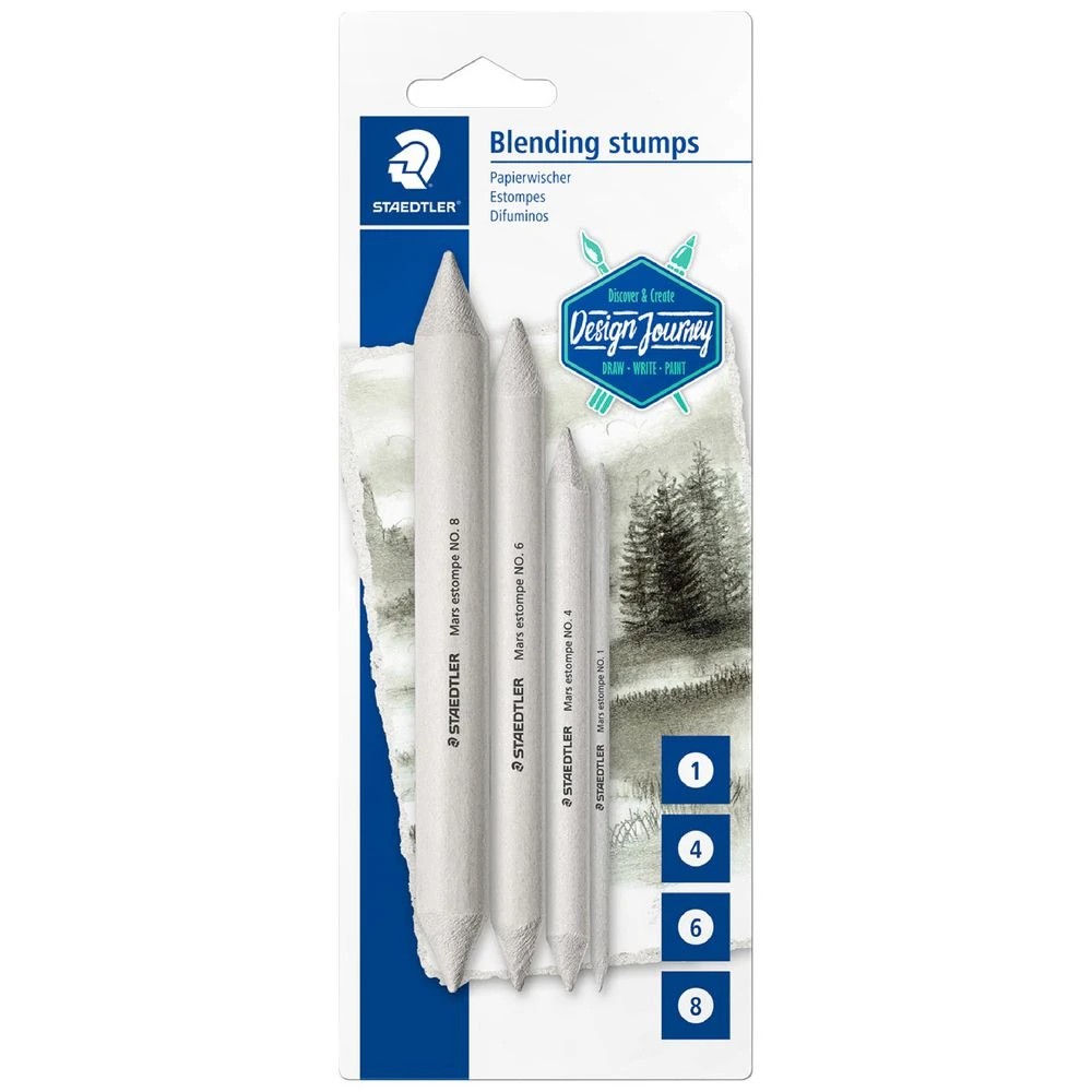 1 Staedtler Blending Stumps 4 Pack, 1 of 4