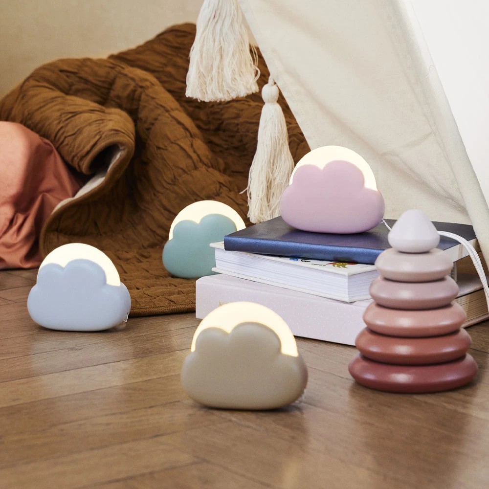 3 Kreafunk Kids Cloudy Lamp - Green, 3 of 4