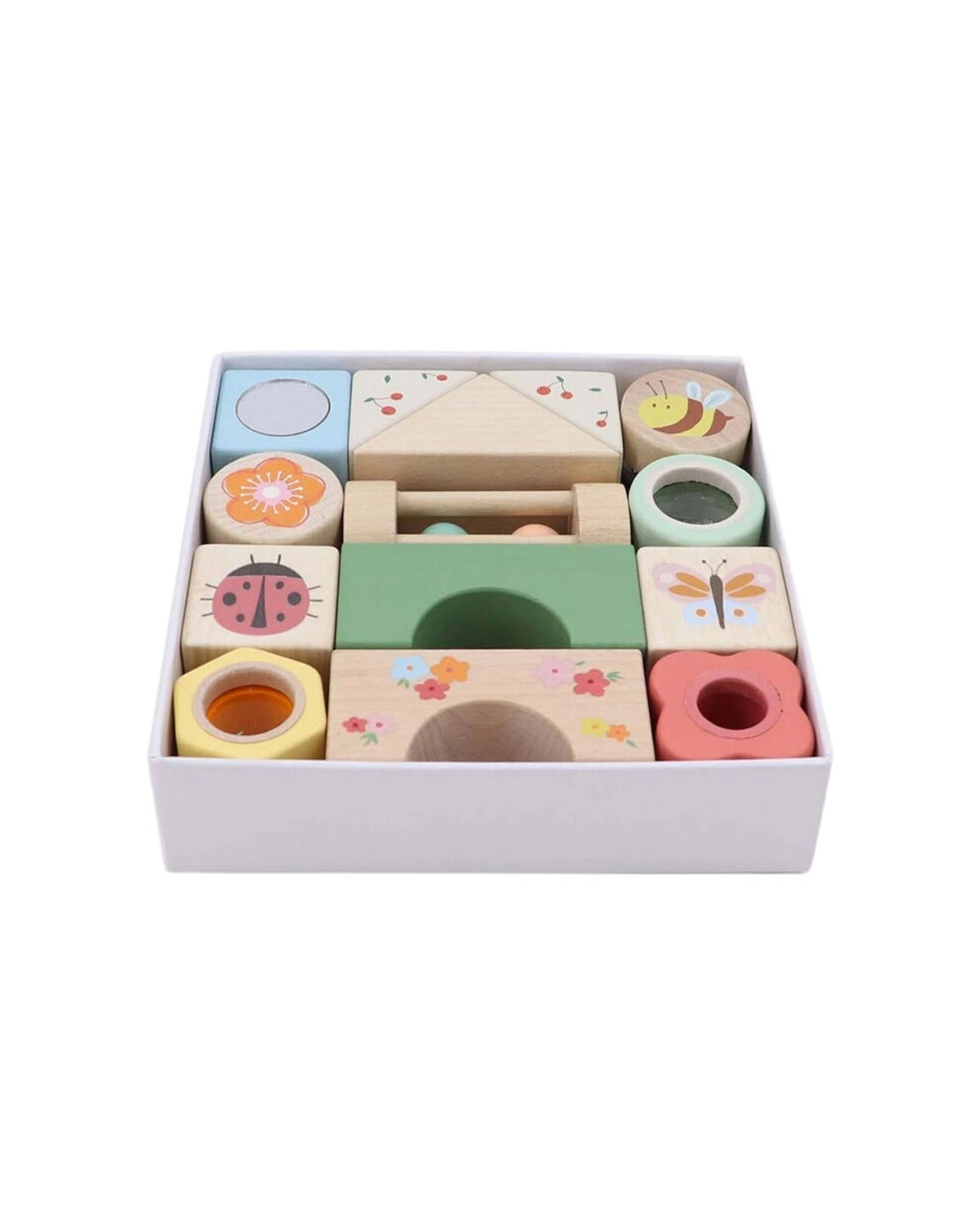 2 Kaper Kidz 14pc Wooden Spring Insect Activity Blocks Toy - Multi, 2 of 8