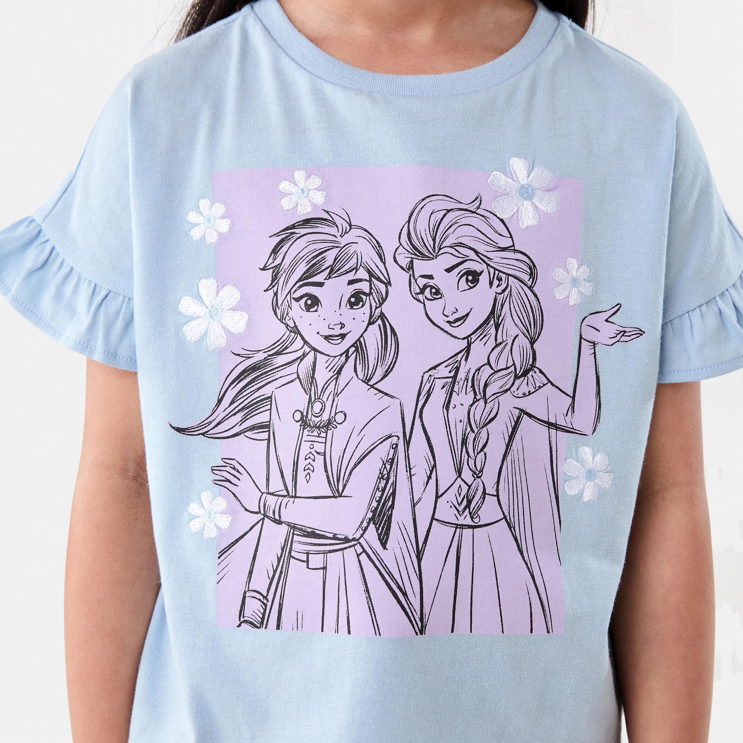 4 Disney Frozen License Short Sleeve T-shirt FROZEN TEE, 4 of 8