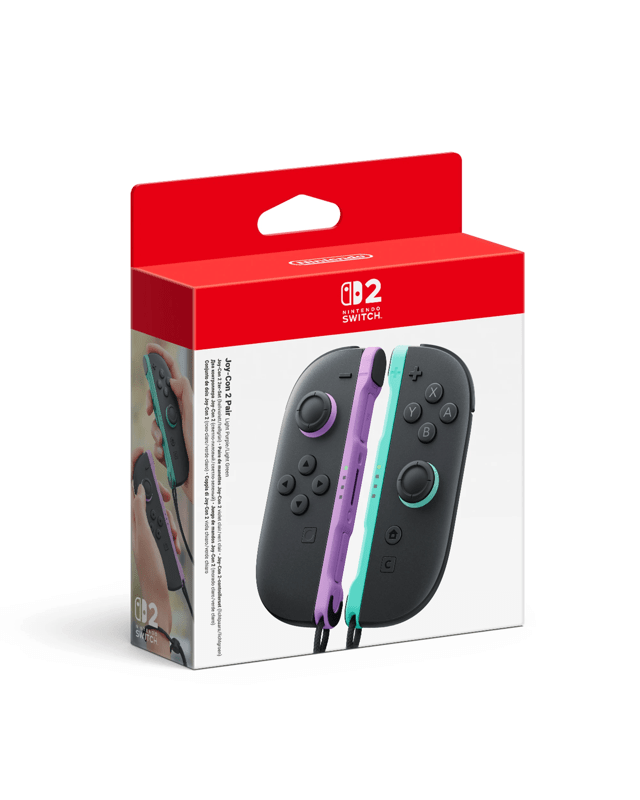 Nintendo Joy - Con 2 Pair (Light Purple/Light Green) - M