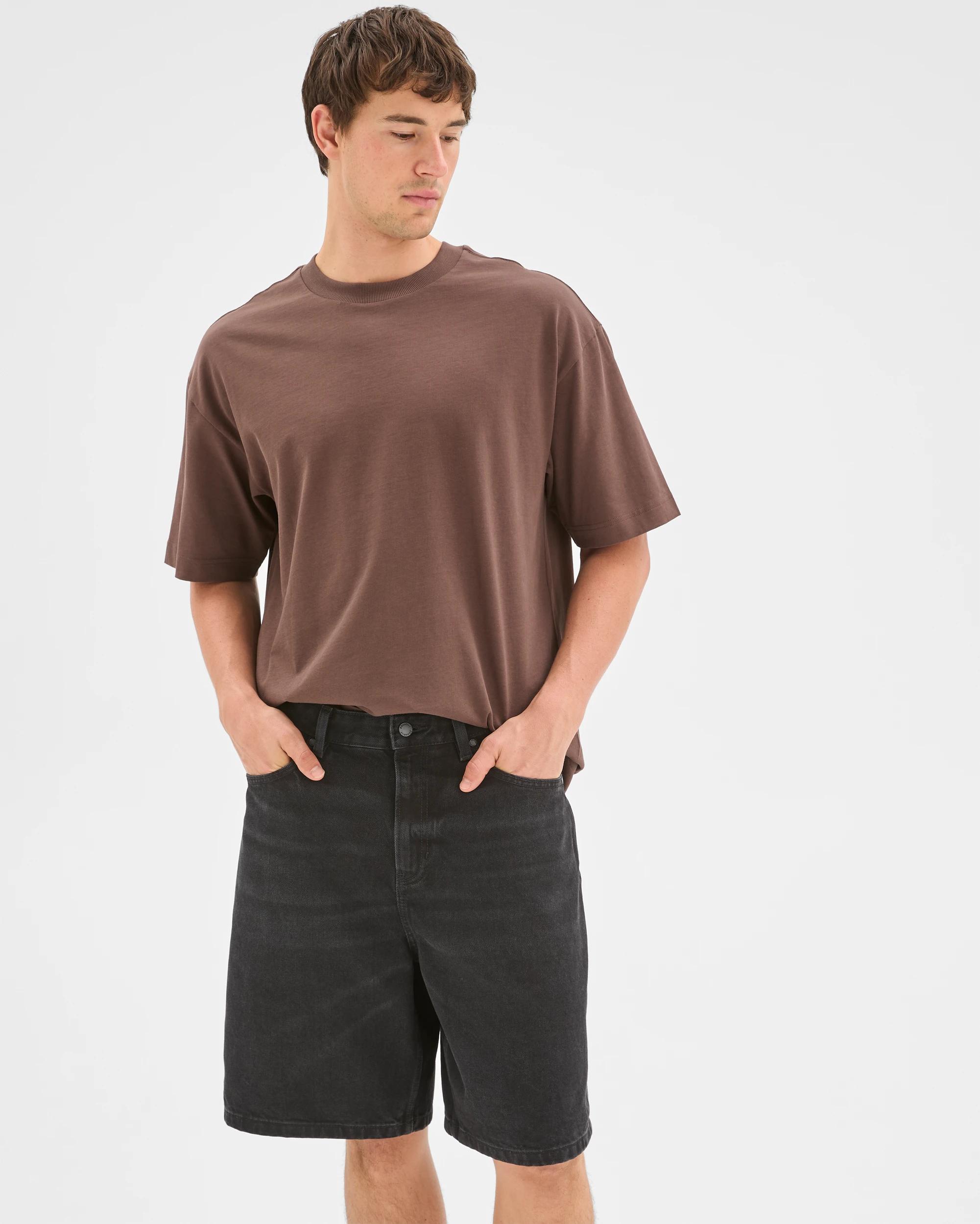 3 Commons Loose Fit Denim Shorts BLACK ASH, 3 of 6