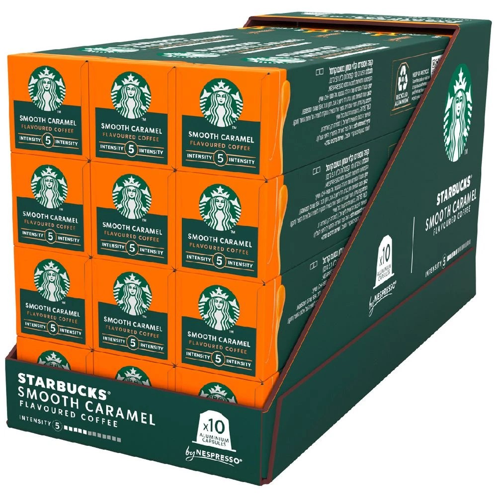 1 Nespresso Starbucks Smooth Caramel Capsules 120 Pack, 1 of 4