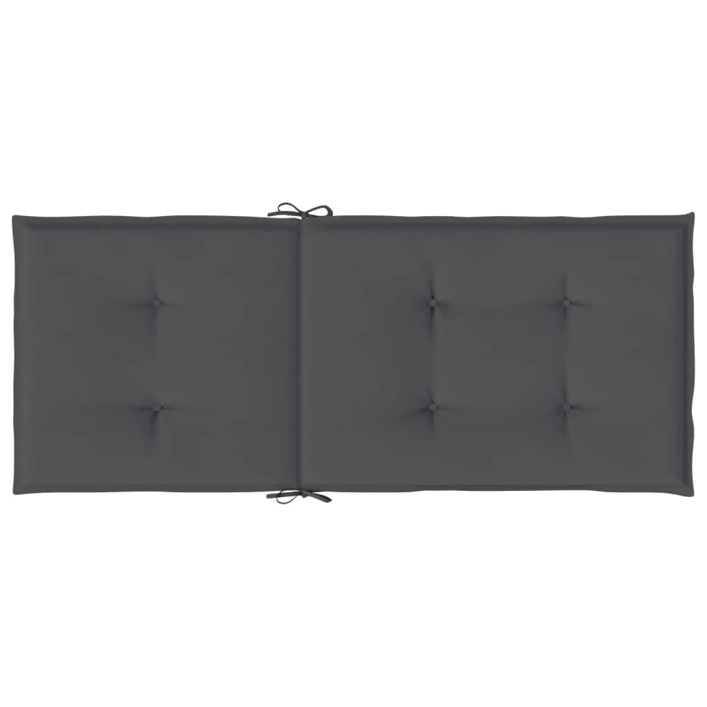 5 Vidaxl Garden Highback Chair Cushions 6 Pcs Fabric - Grey, 5 of 8