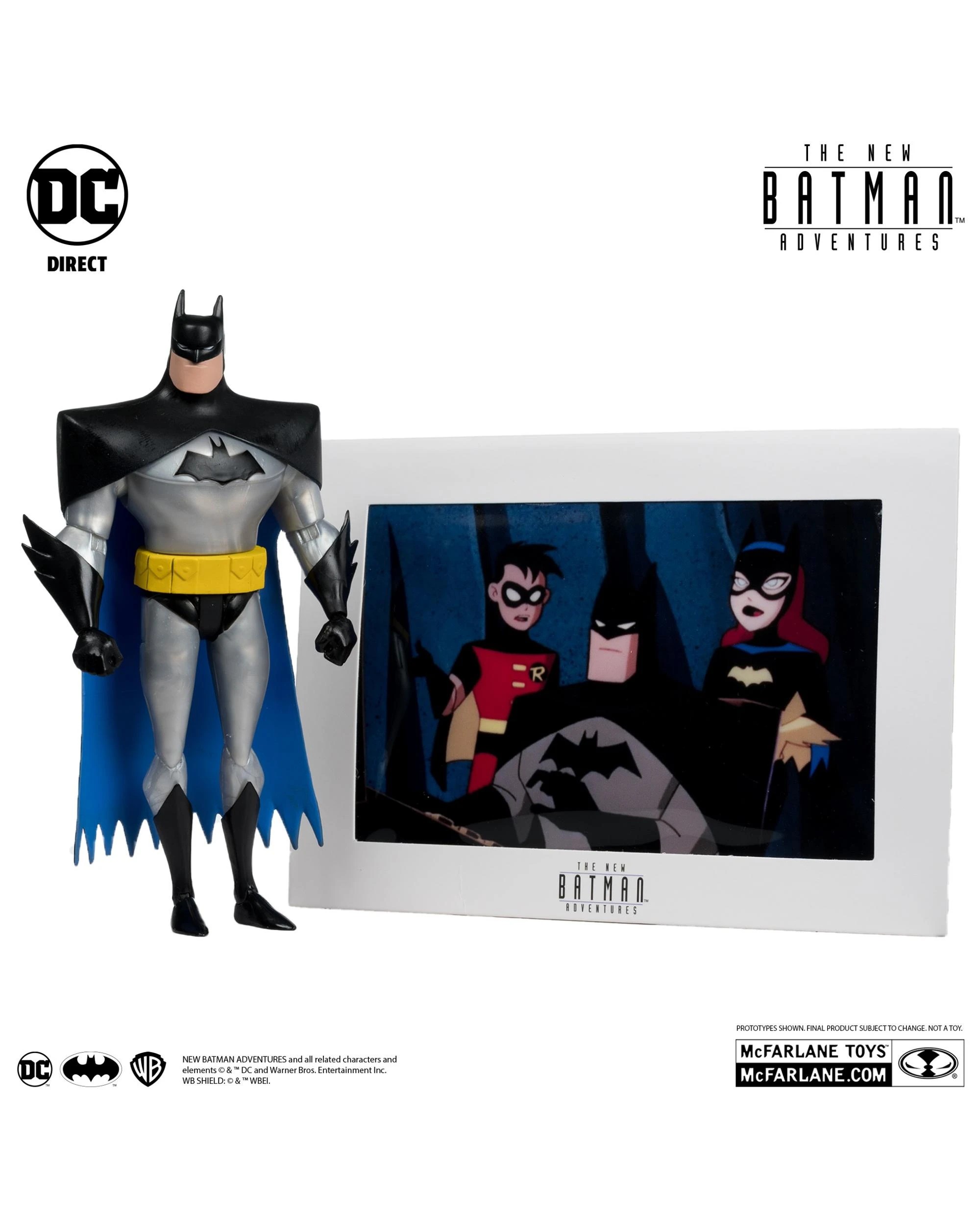 9 DC Direct The New Batman Adventures Batman 6 inch Action Figure - Silver, 9 of 10