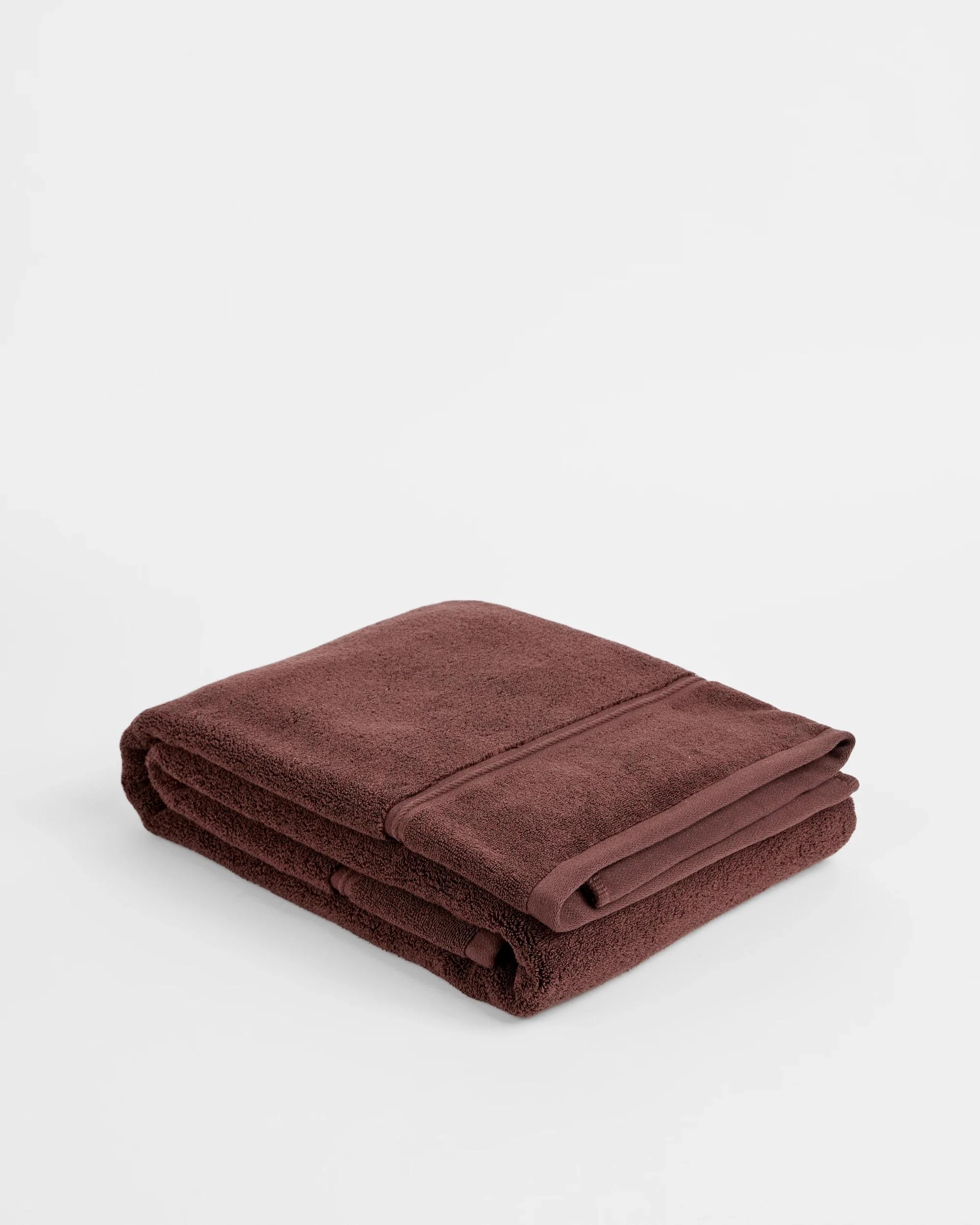 1 Target Luxury Egyptian Cotton Pile Bath Sheet - Brown, 1 of 2