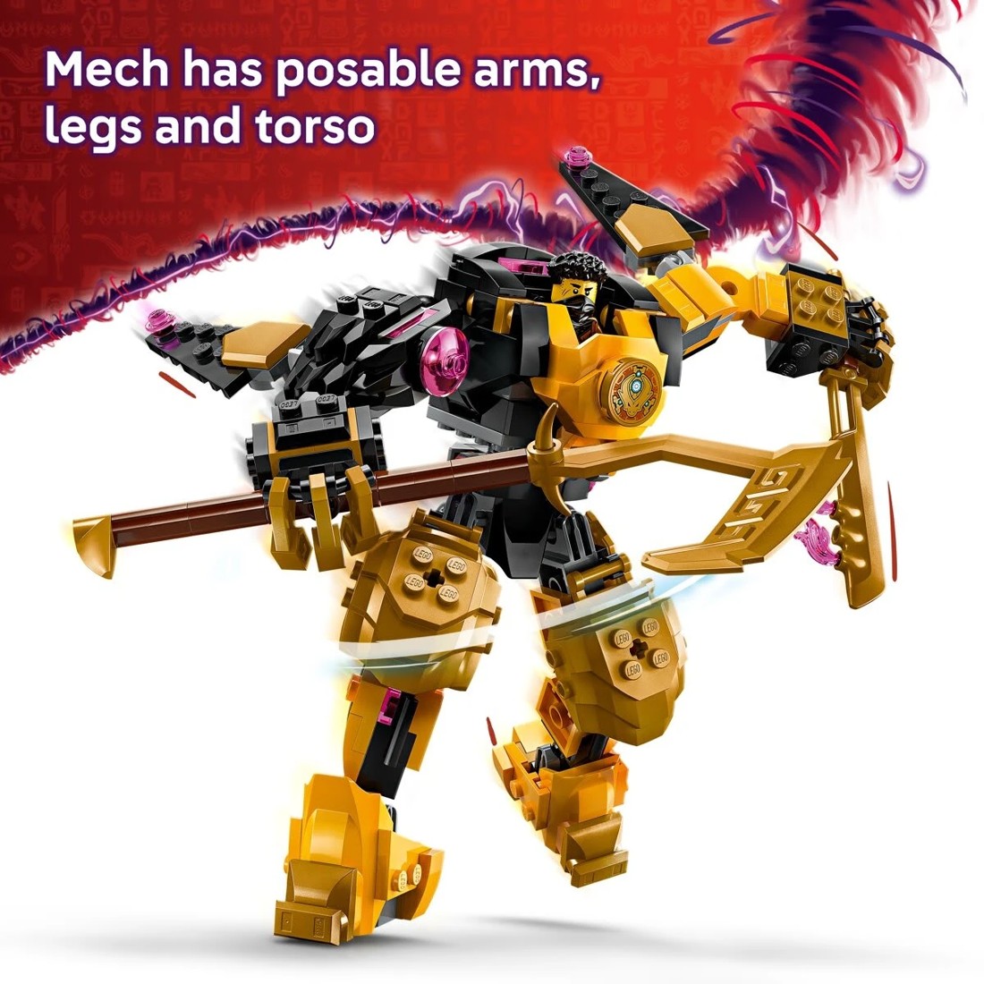 6 LEGO NINJAGO Arin’s Spinjitzu Battle Mech 71839, 6 of 8