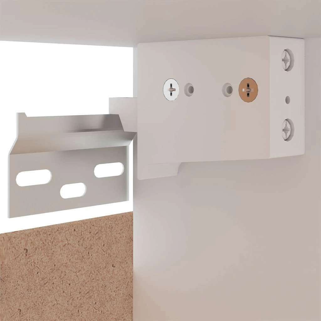 8 Vidaxl Kitchen Cabinets Kitchen Cabinet - White, 8 of 9