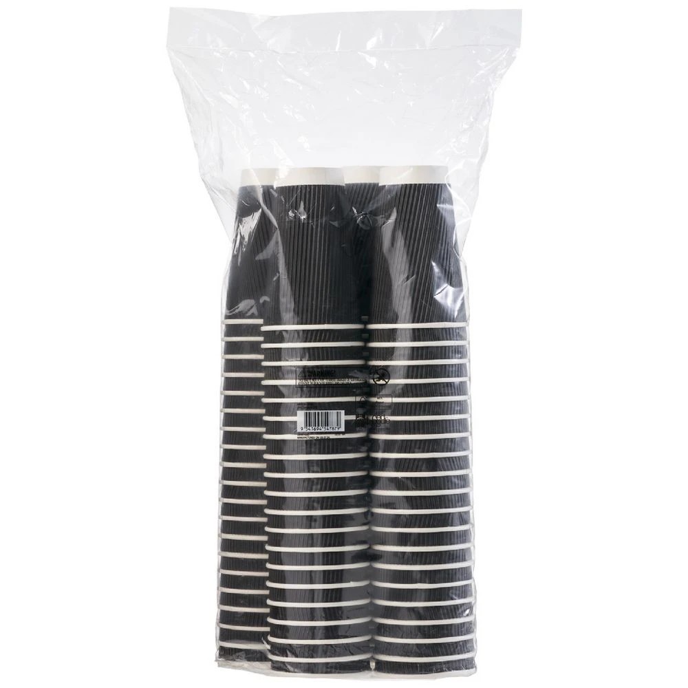2 J.Burrows Corrugated Paper Cup 454mL Black, 2 of 4