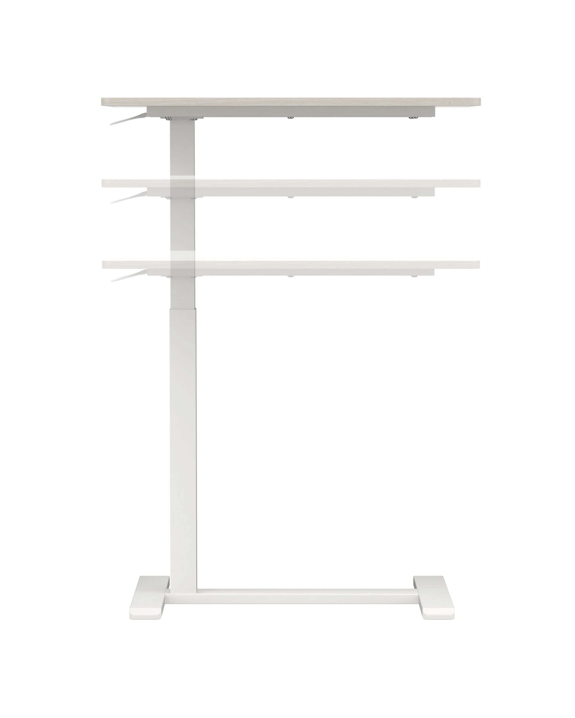 5 Advwin Mobile Standing Desk Pneumatic Height Adjustable Laptop Desk 70cm - Black, 5 of 8