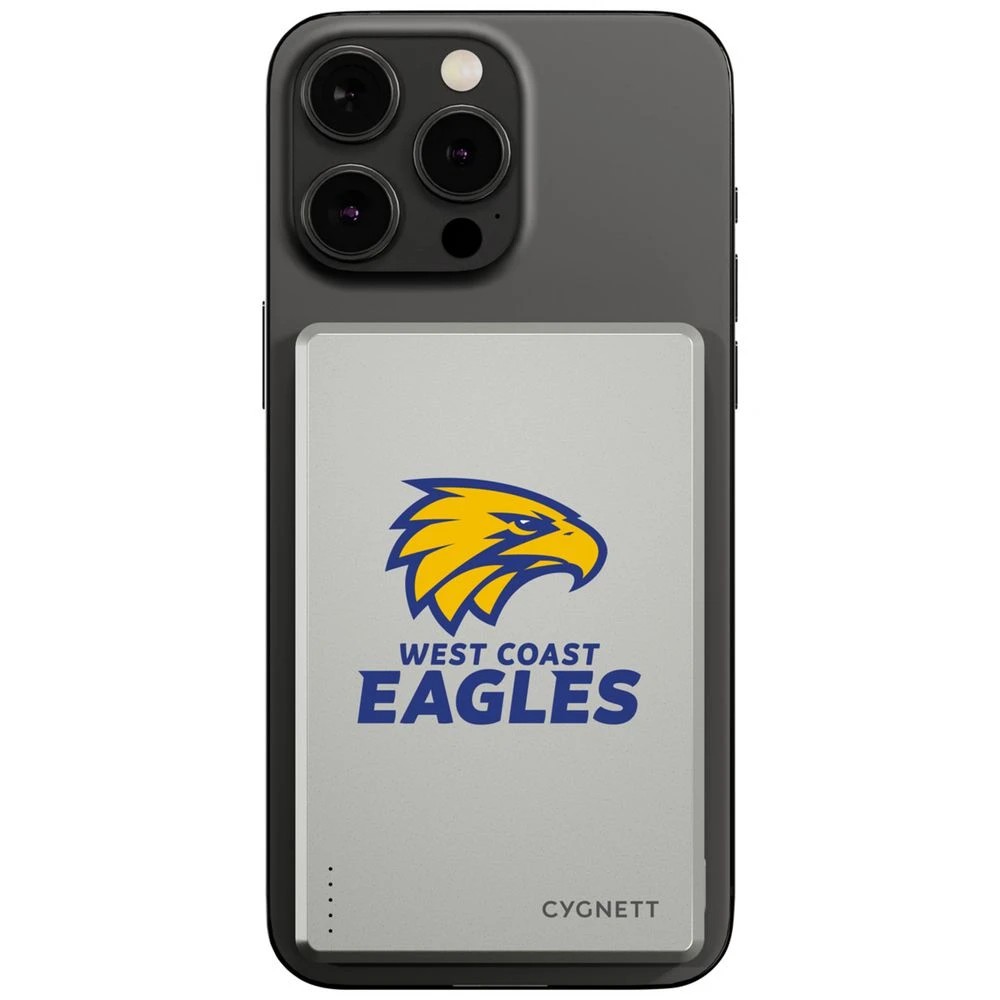 1 Cygnett 5000mAh Magslim Powerbank West Coast Eagles, 1 of 6