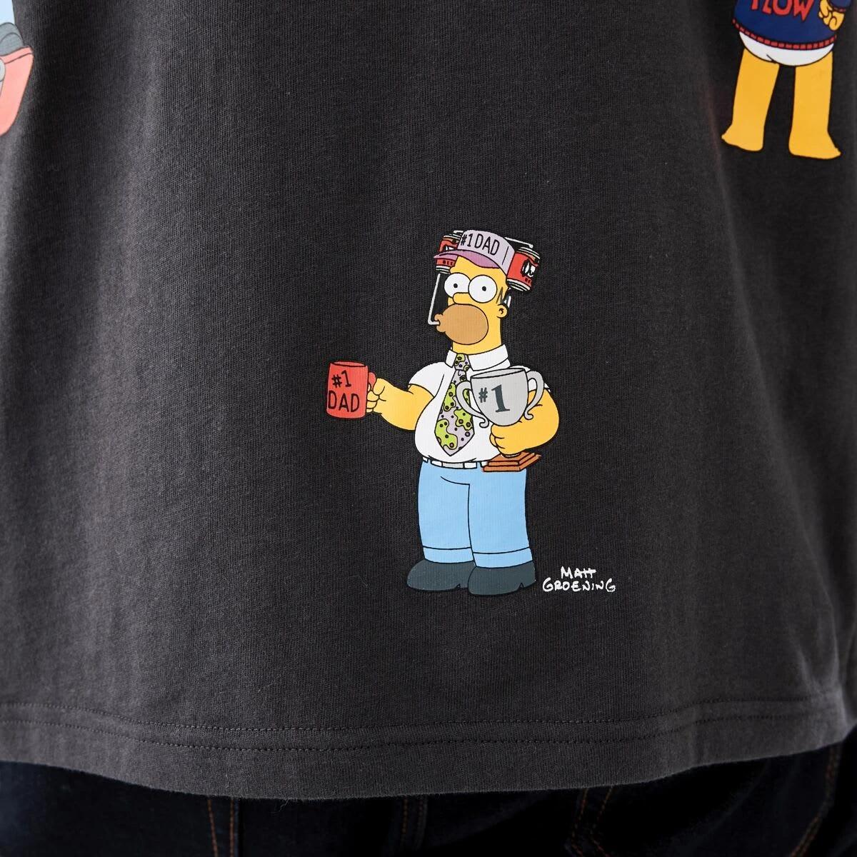 6 Simpsons License T-shirt OYSTER BLACK, 6 of 7