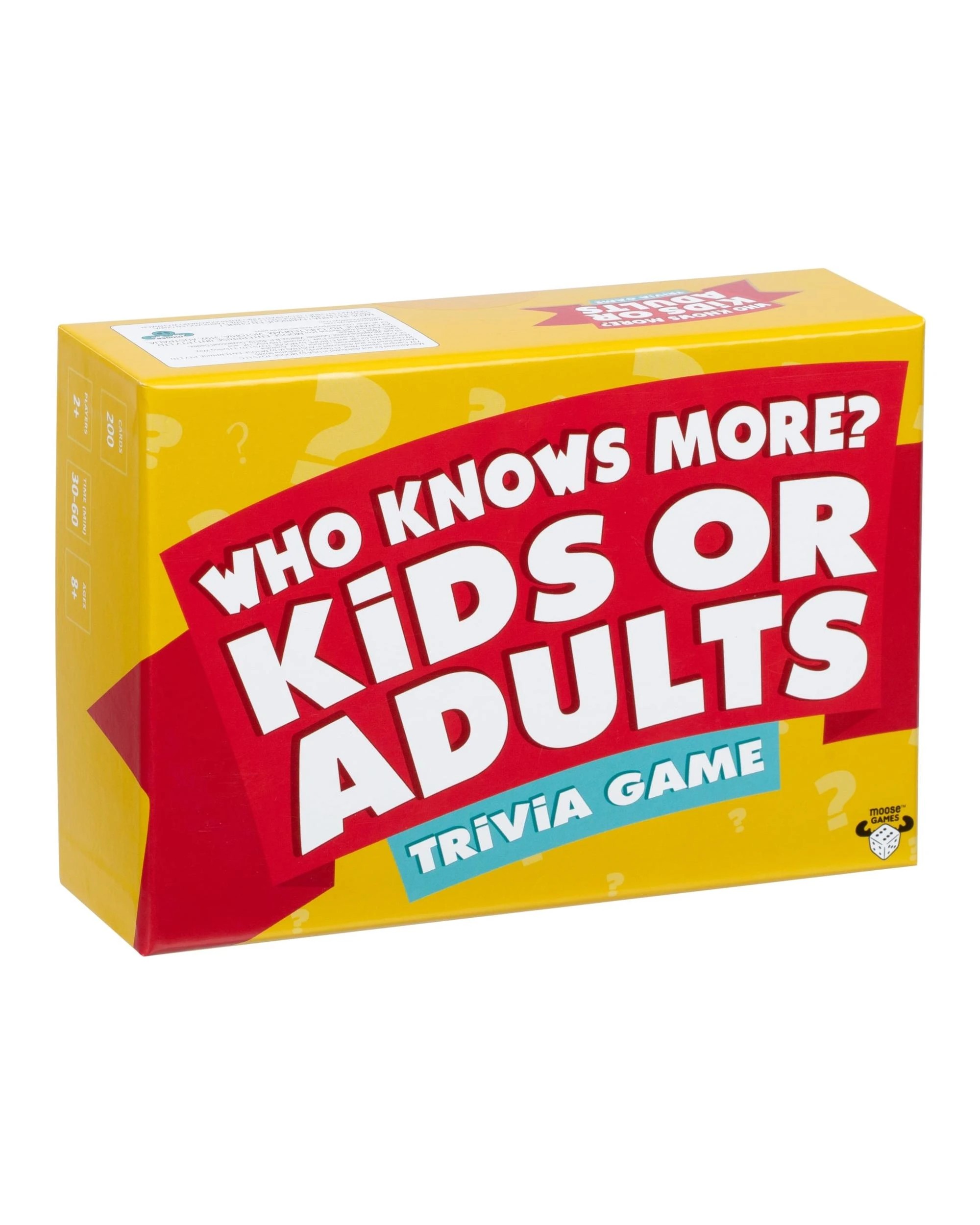 2 Who Knows More? Kids or Adults Trivia Game, 2 of 9