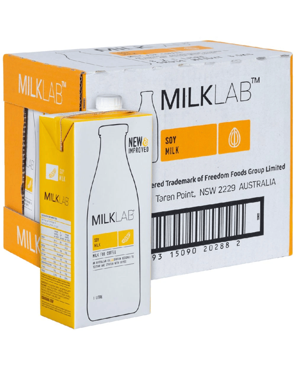 MilkLab Soy Milk 1L 8 Pack