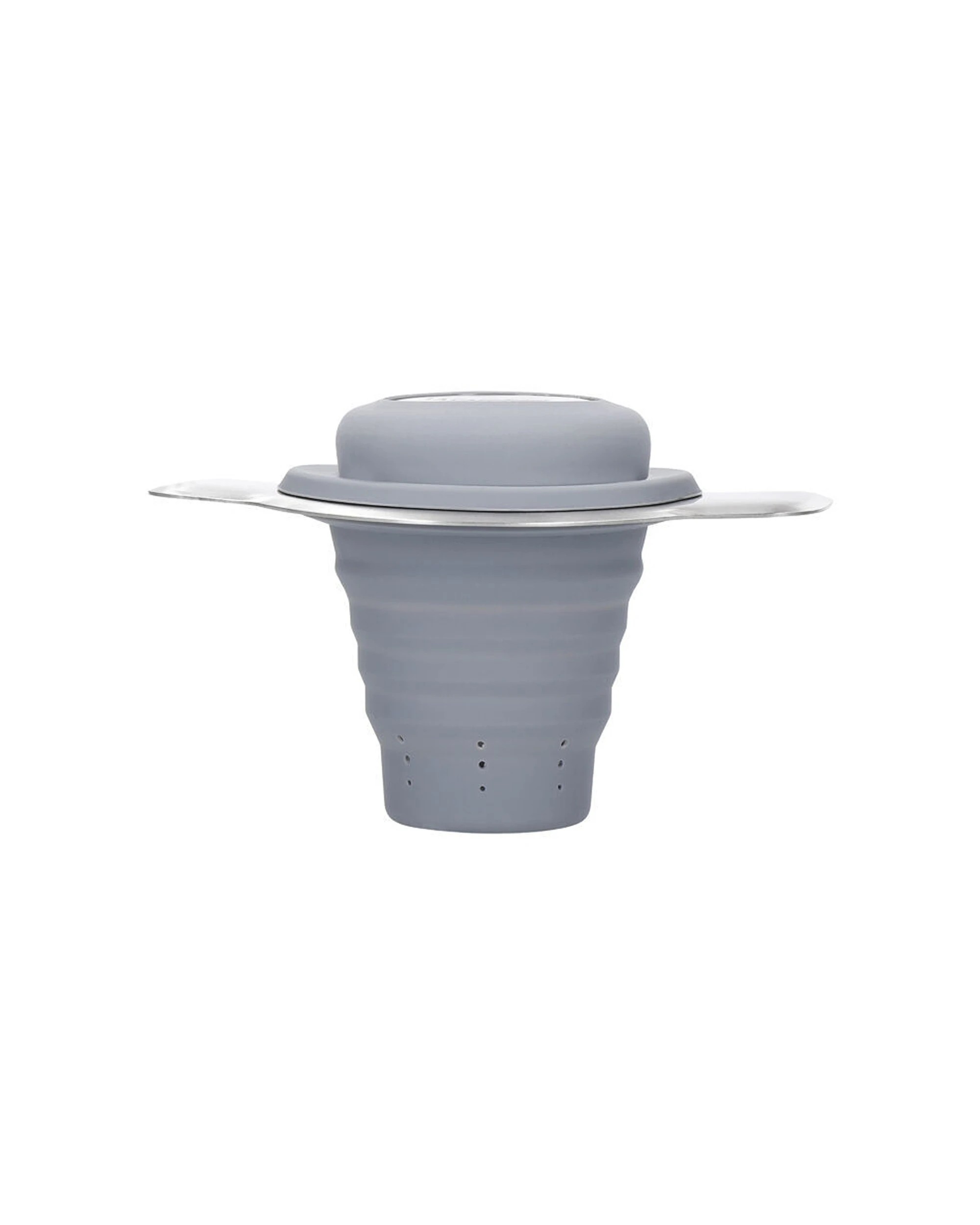 4 La Cafetiere 3PK Invertible Silicone Loose Leaf Tea Filter Infuser - Grey, 4 of 6
