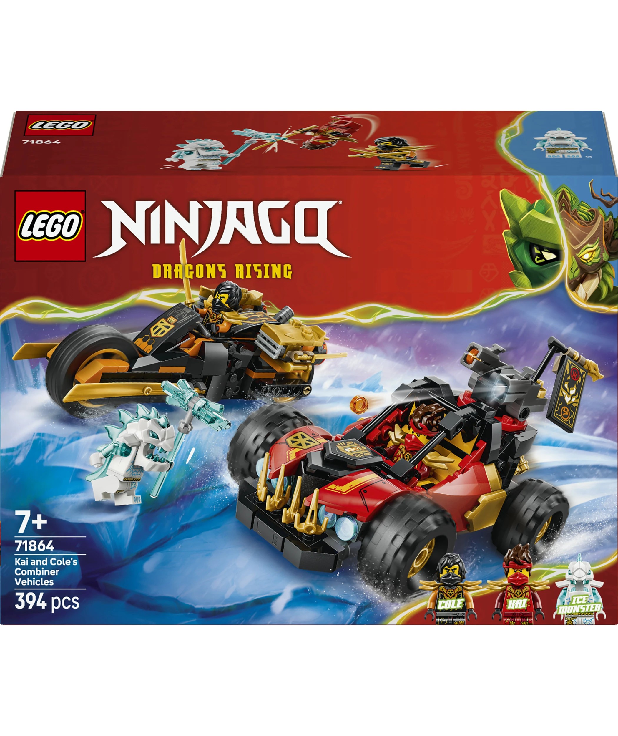 1 LEGO Ninjago Kai and Cole's Combiner Vehicles 71864, 1 of 9