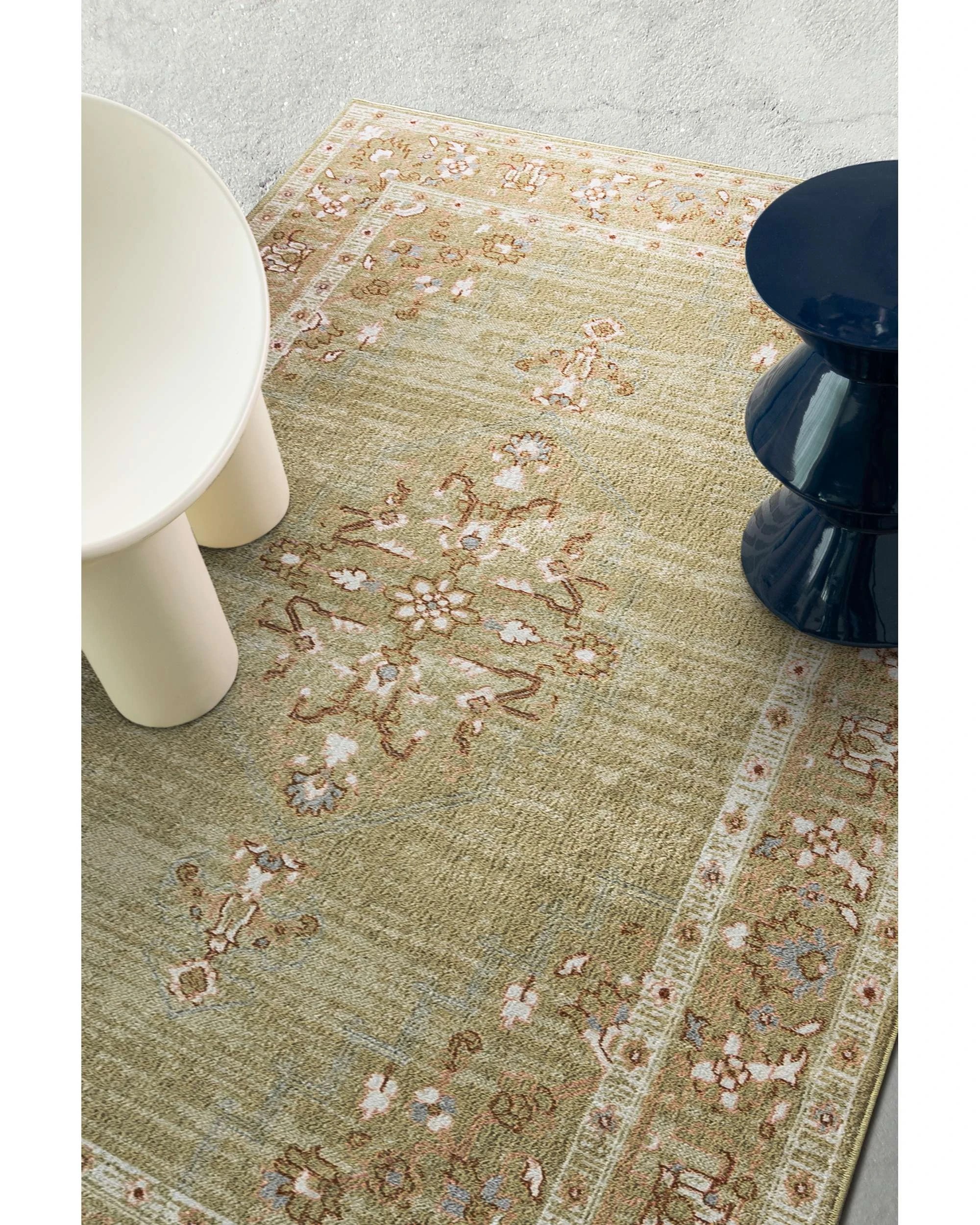 3 Loopsie Gardsten Bronze Traditional Washable Rug - Beige, 3 of 8