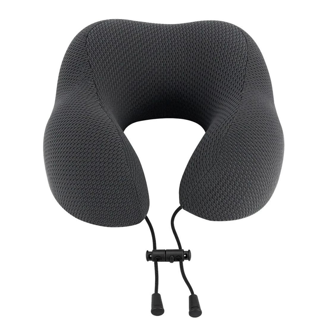 3 Giselle Bedding Travel Neck Pillow U-Shape Support Memory Foam Plane Car Cushion - Black, 3 of 7
