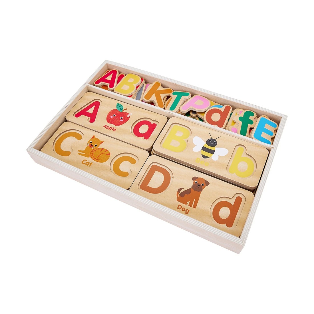 2 Wooden ABC Matching Puzzle Set, 2 of 8