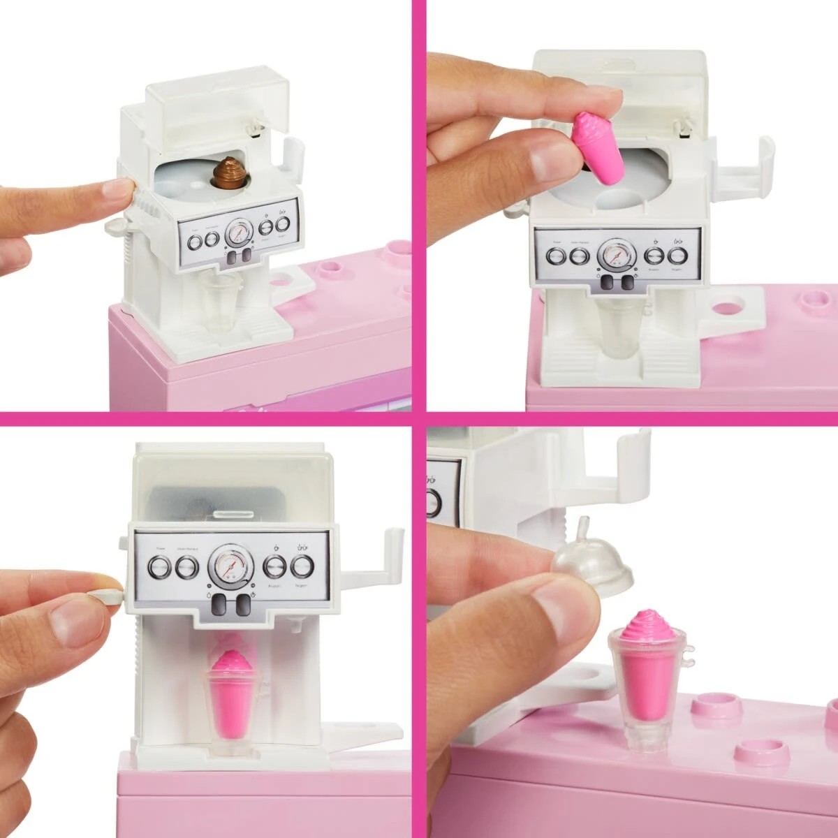 6 Barbie Coffee Shop Playset with Blonde Barista Doll, 6 of 6