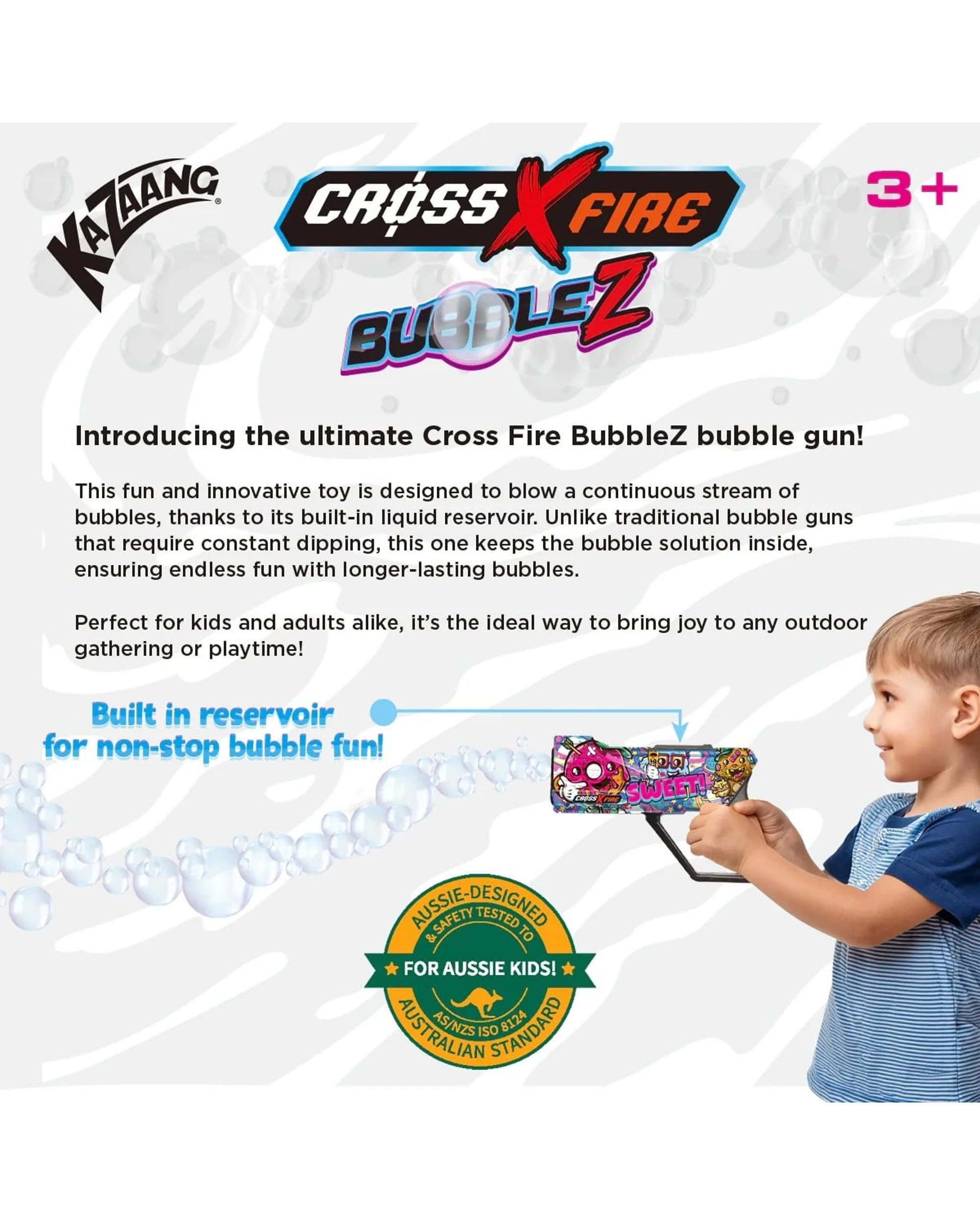 3 CrossXFire Bubblez Sweet Bubble Gun, 3 of 5