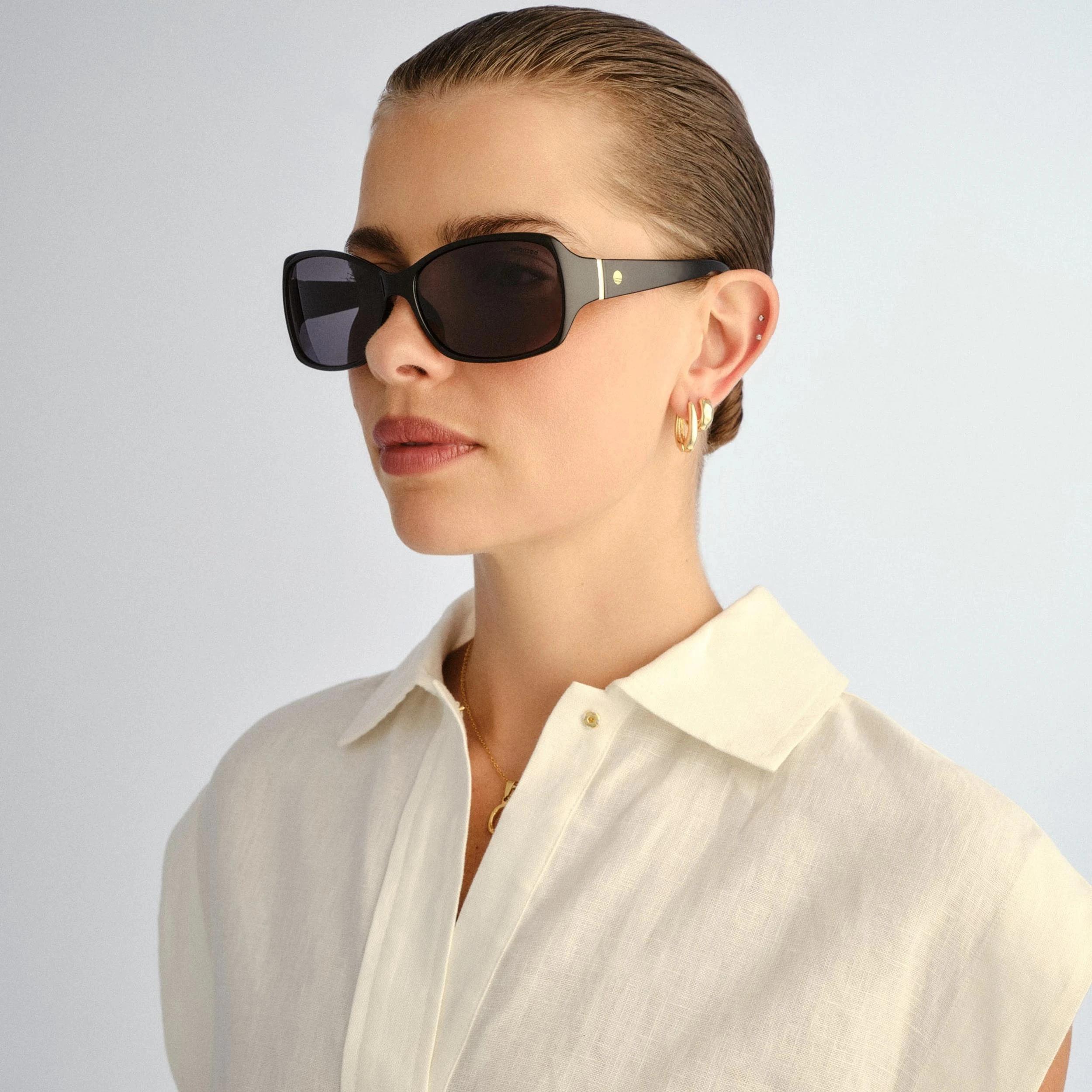 5 SOLARIZED® Glam Wrap Sunglasses BLACK, 5 of 5