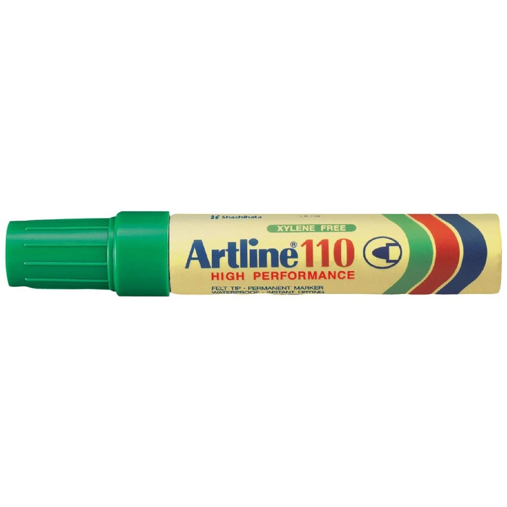 1 Artline 110 Permanent Marker Green, 1 of 2